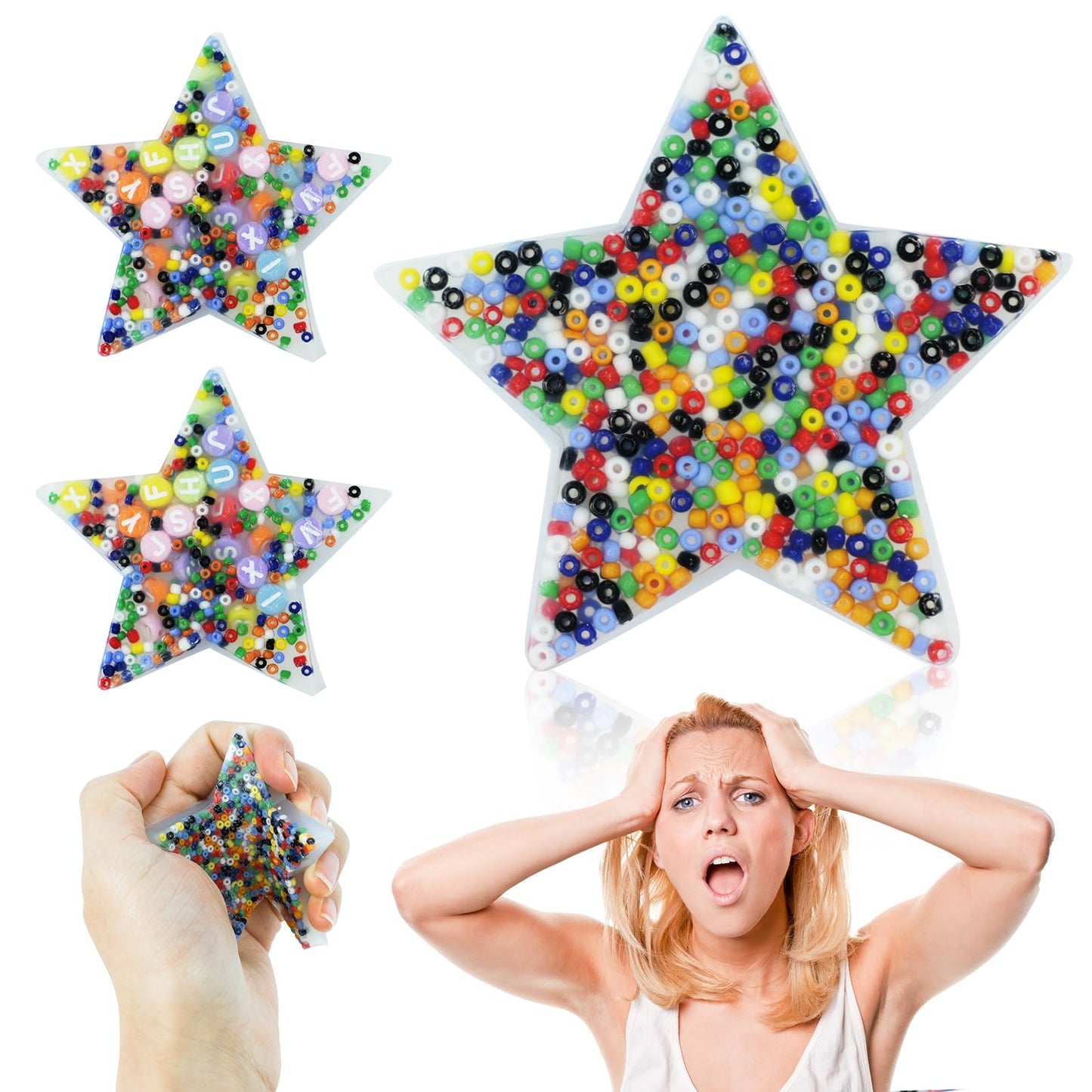 Liesedada 10 Pack Picky Pad Fidget Toys – Skin Picking Anxiety Relief for Kids & Adults
