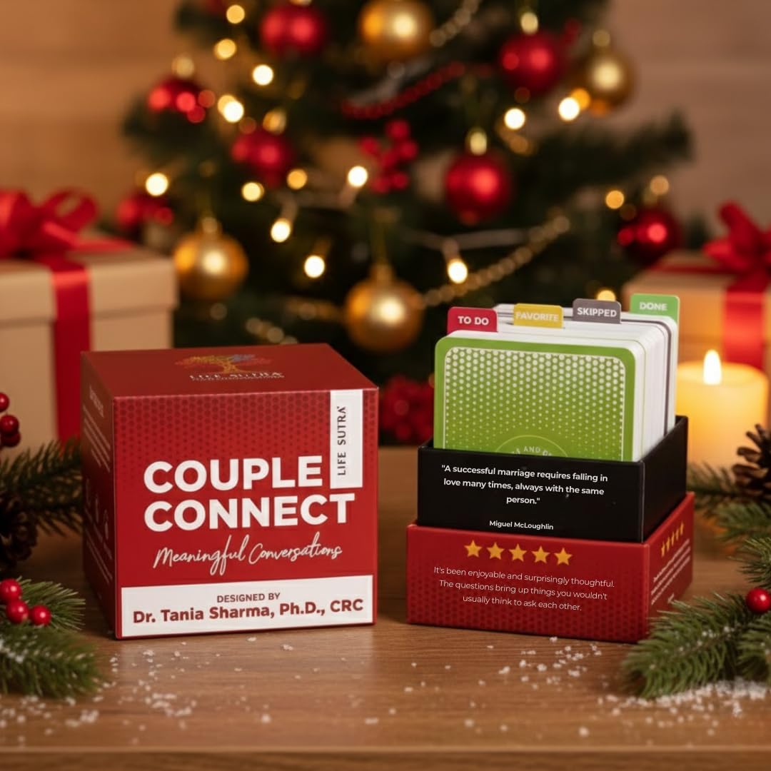 Life Sutra Couple Connect Game – 400 Thought-Provoking Cards for Newlyweds & Date Nights