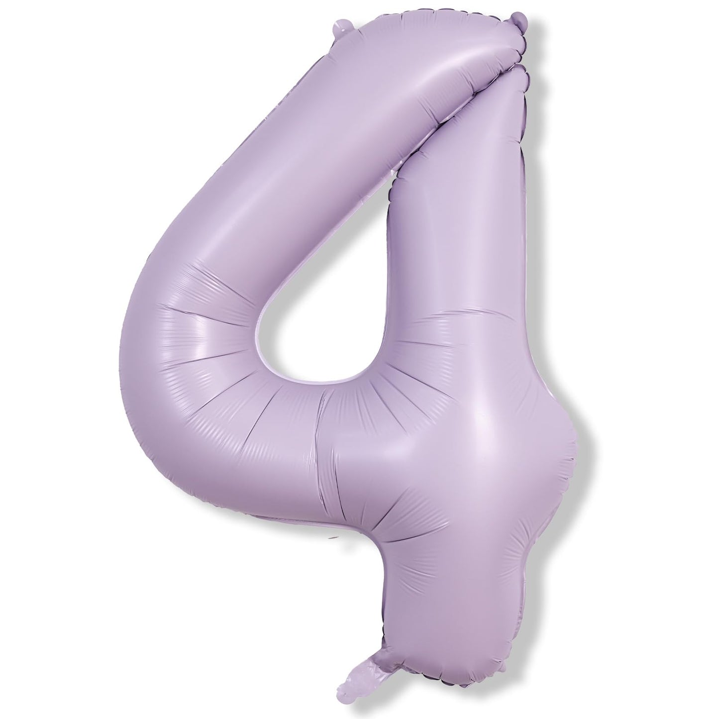 Lingqiang 40-Inch Light Purple Number 4 Balloon – Large Pastel Lavender 4th Birthday Decor