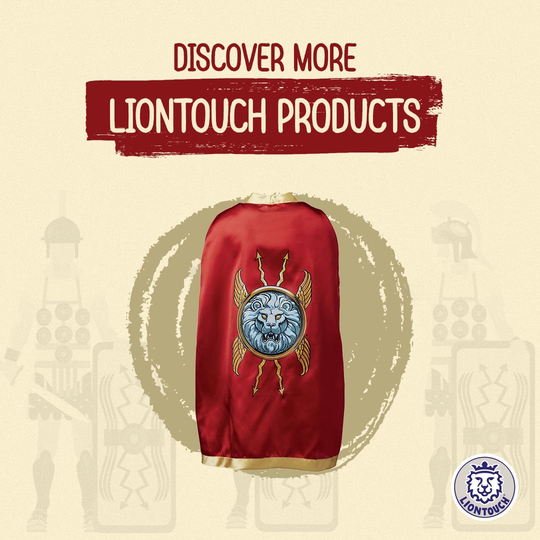 Liontouch Roman Legionary Sword & Shield – Safe Foam Pretend Play Kit for Kids 3-8