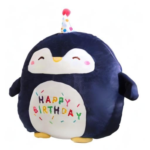 Litence Cute Penguin Plush Pillow - 48cm Birthday Plush Toy for Kids