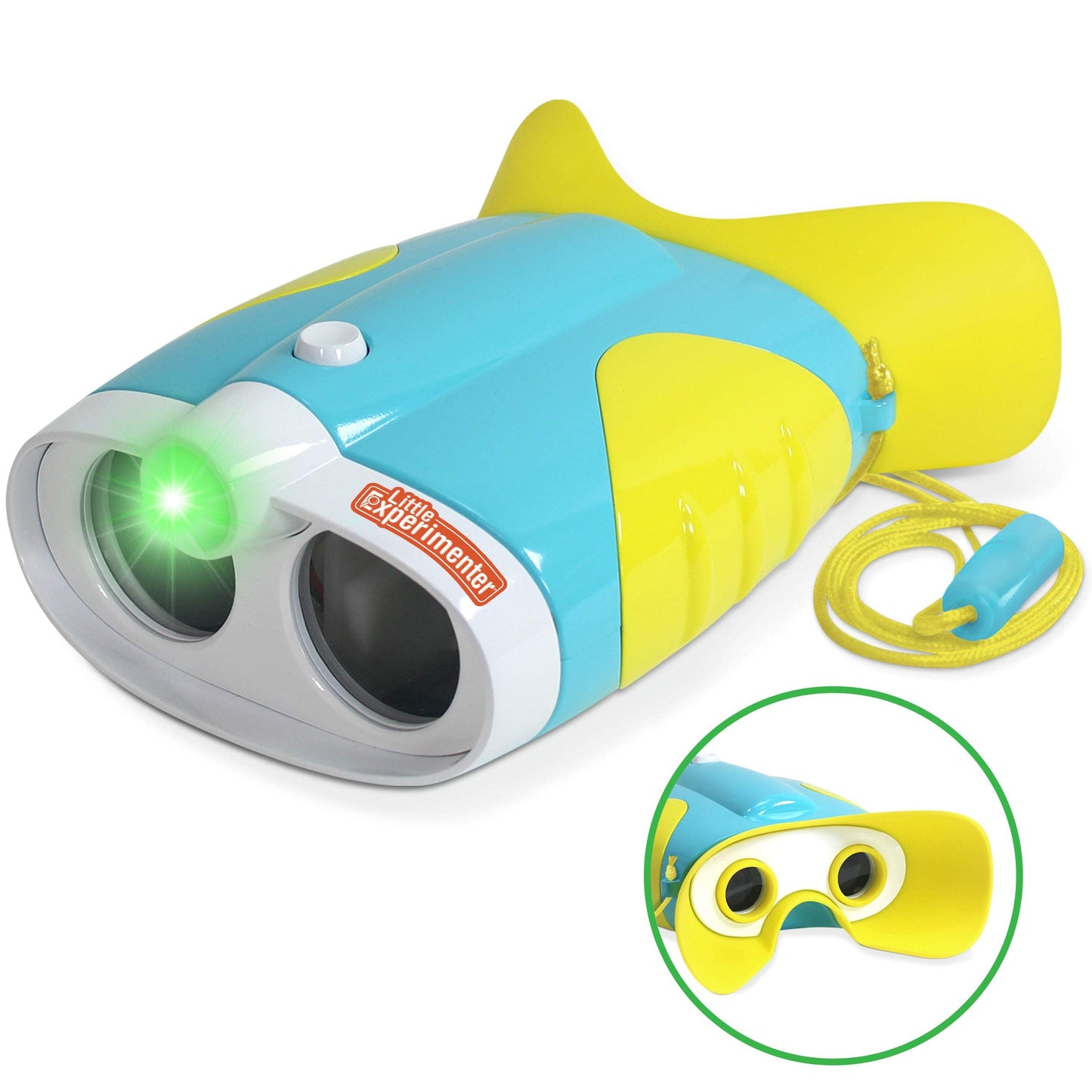 Little Experimenter Night Vision Binoculars for Kids – Built-In Flashlight, Ergonomic Design, STEM Gift