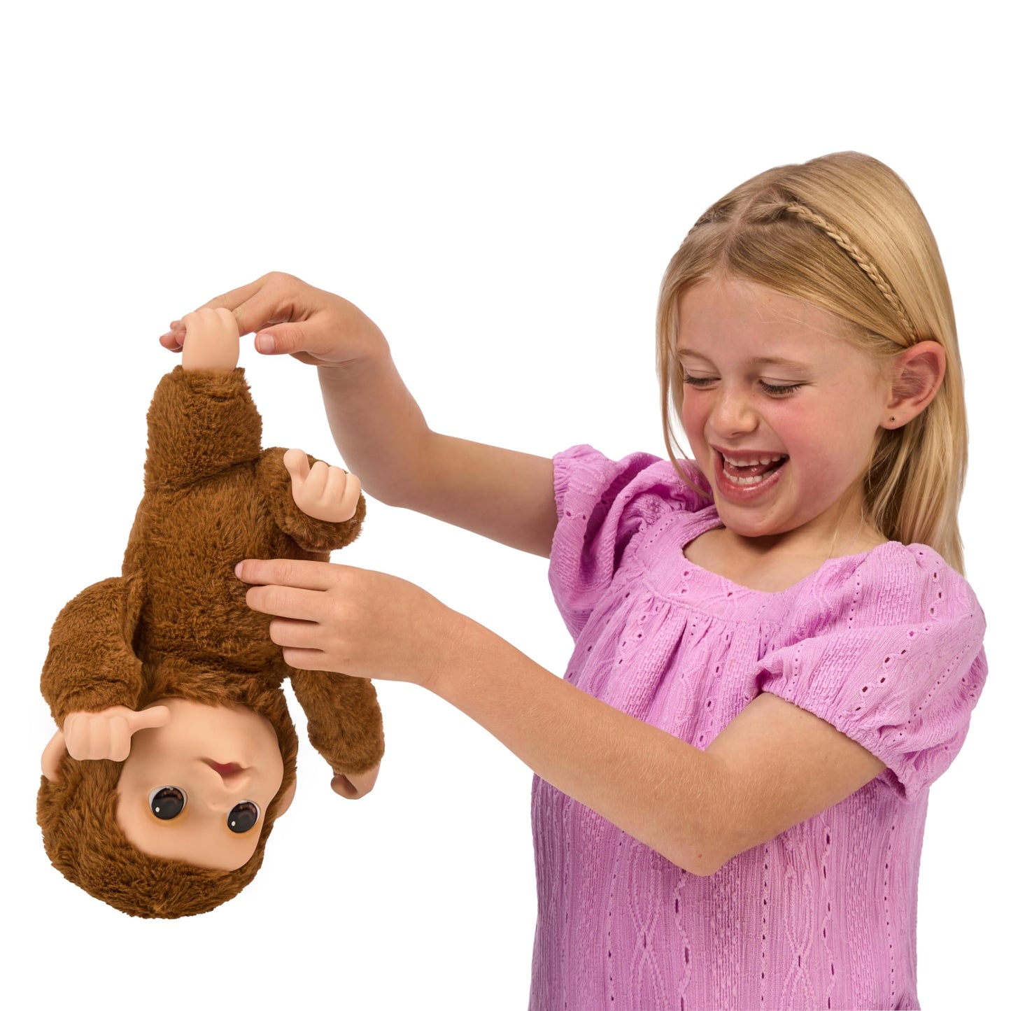 Little Live Pets Mango Baby Monkey – 50+ Sounds, Soft Interactive Plush & Bottle