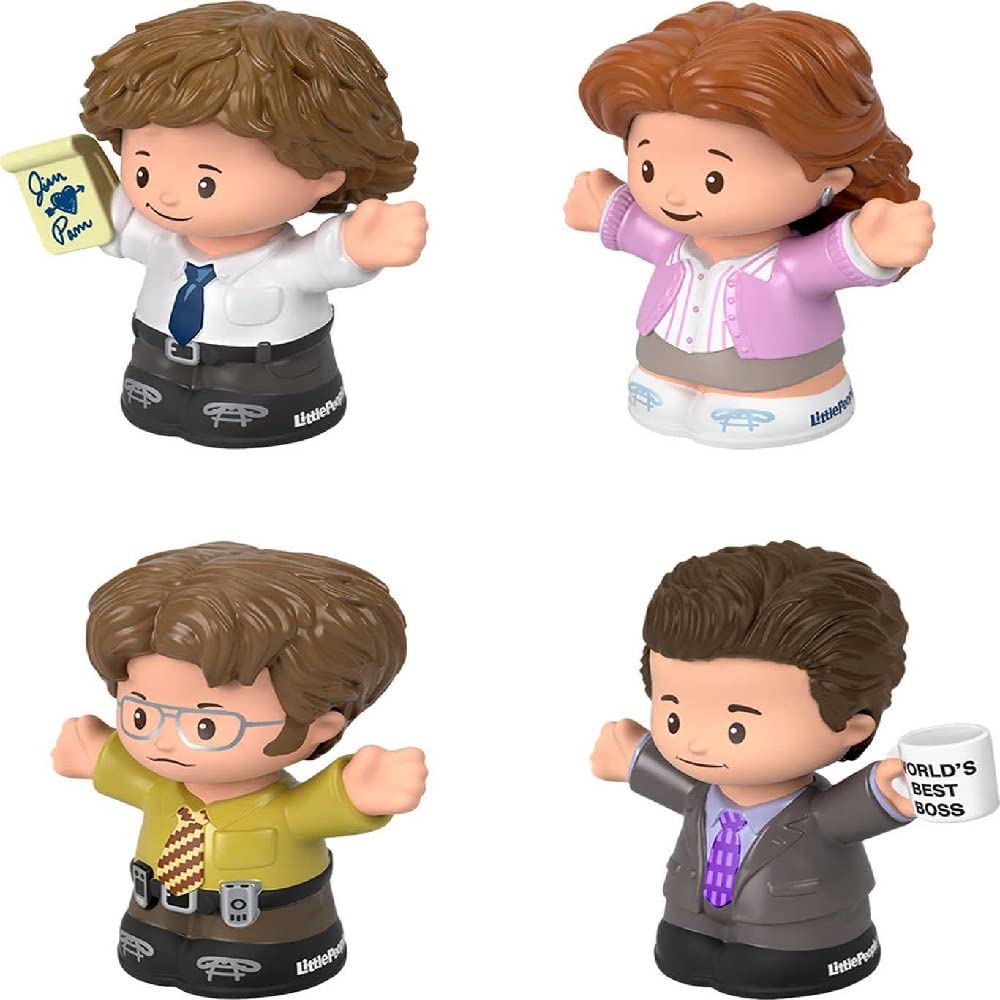 Little People COLLECTOR The Office Special Edition Set – 4 Figures in Display Package