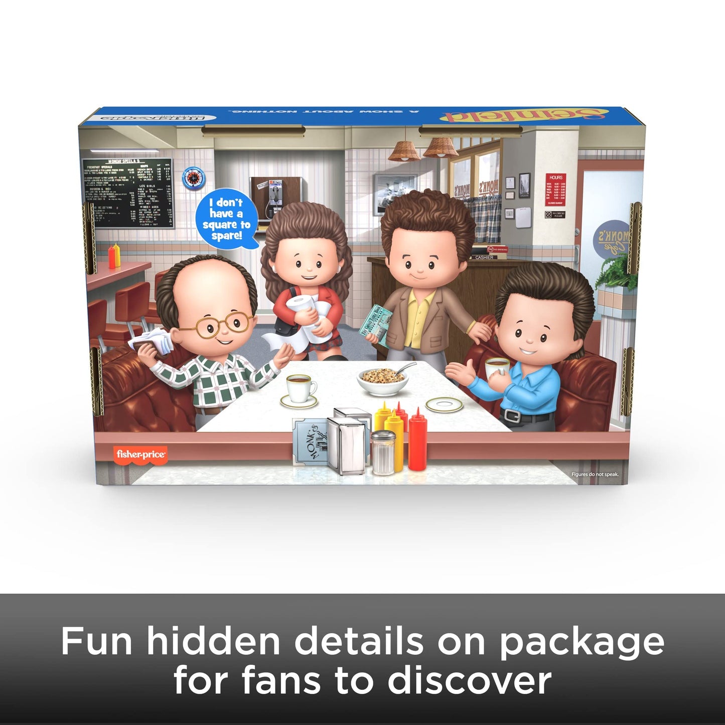 Little People COLLECTOR Seinfeld TV Series Special Edition Gift Set – 4 Figures
