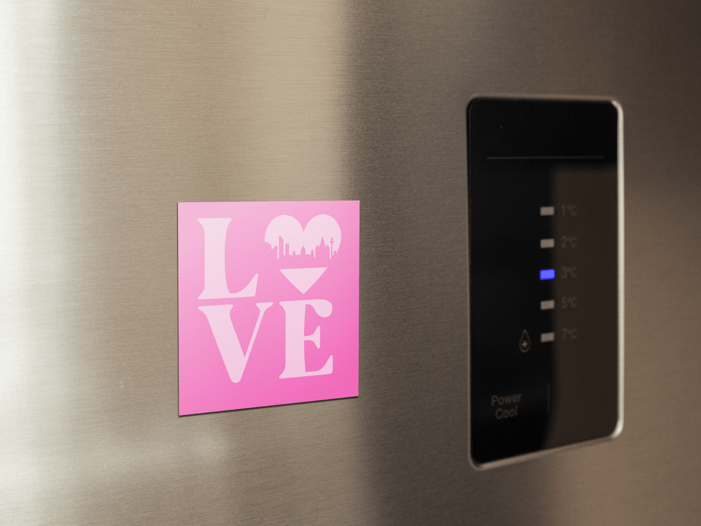 Liverpool Love Fridge Magnet