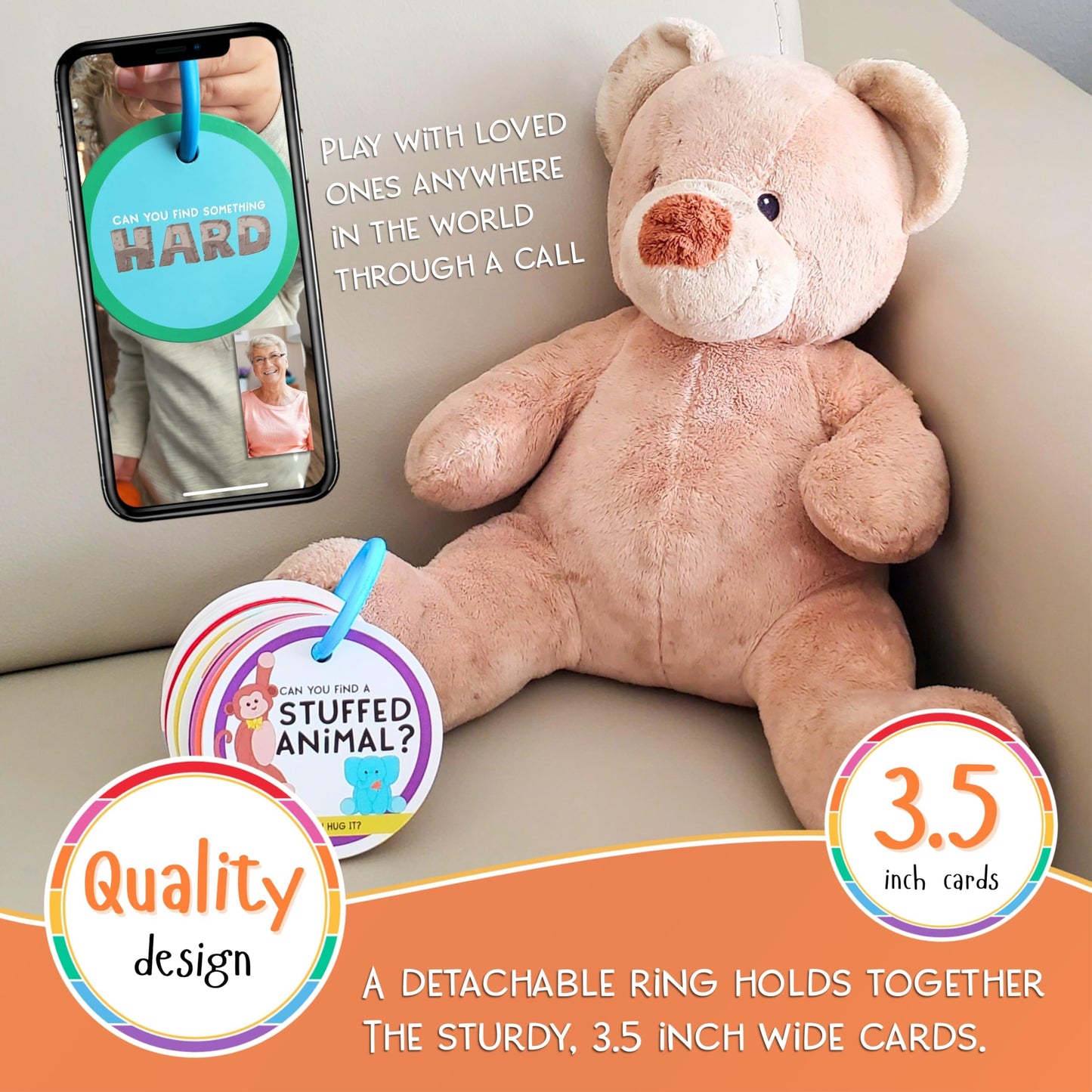 LMC Products Children's Scavenger Hunt Cards — Indoor Edition for Toddlers 2+