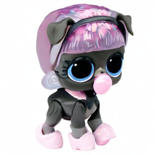 LOL Surprise Glitter Color Change Pets - 5 Surprises, Glitter Hair Color Change Pets for Kids 4+