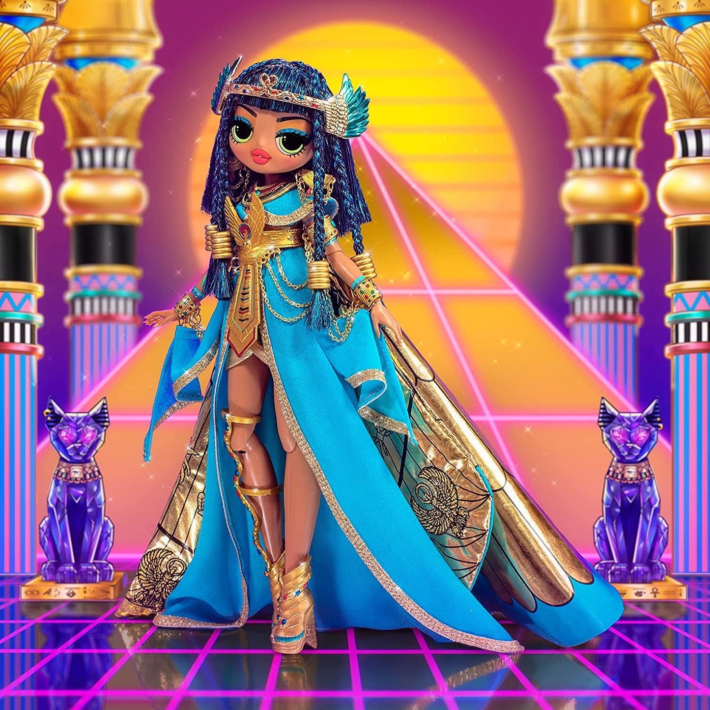 L.O.L. Surprise! OMG Fierce Cleopatra Collector Doll – Limited Edition 11.5-inch with Luxe Blue & Gold Outfit