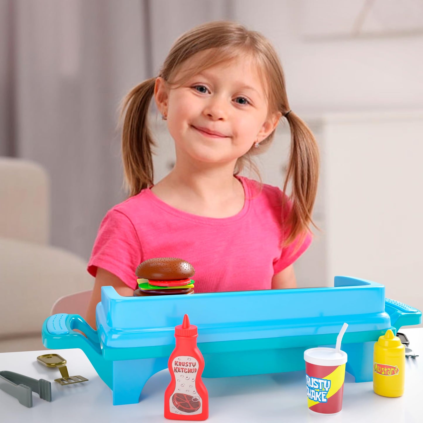 Lollipop SpongeBob Squarepants Kids Grill Playset — Pretend Kitchen Toy for Ages 6-10