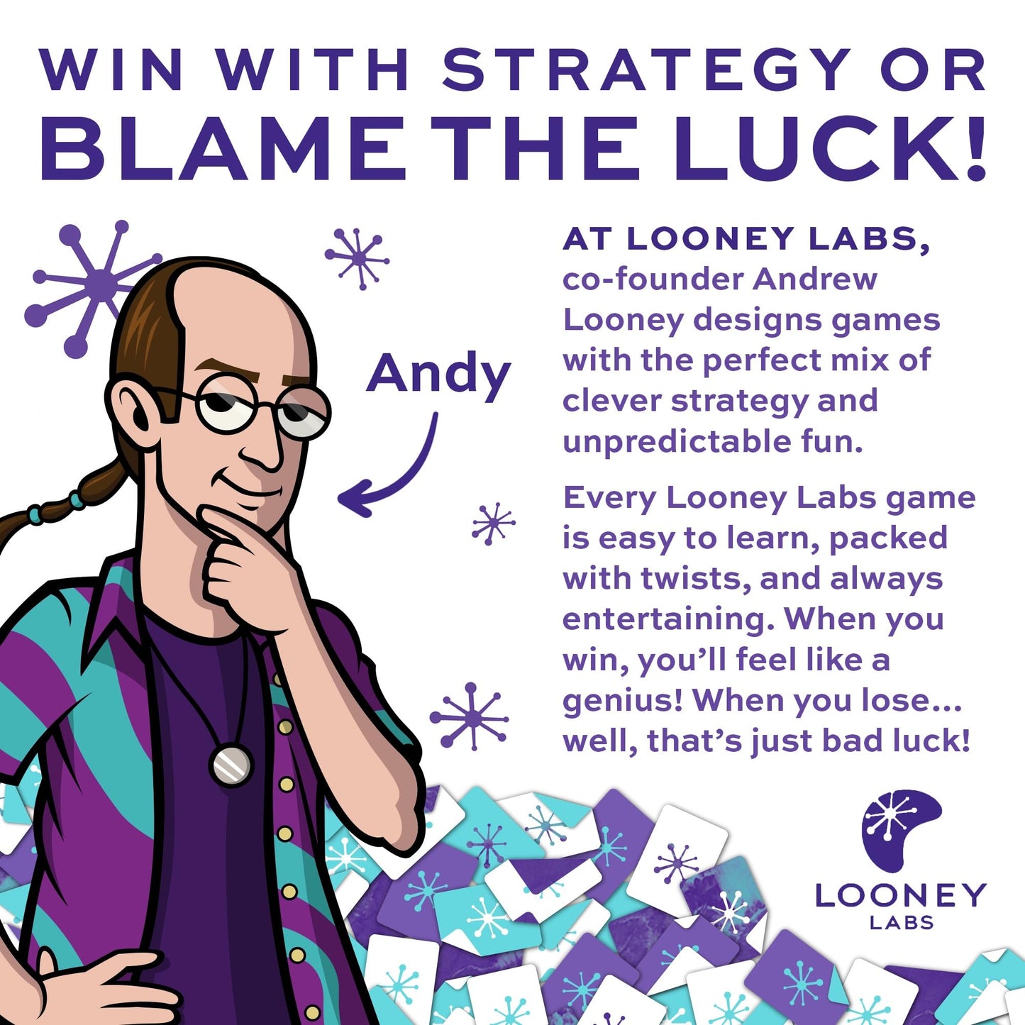 Looney Labs Cat Fluxx – Cat-Themed Card Game for 1-6 Players