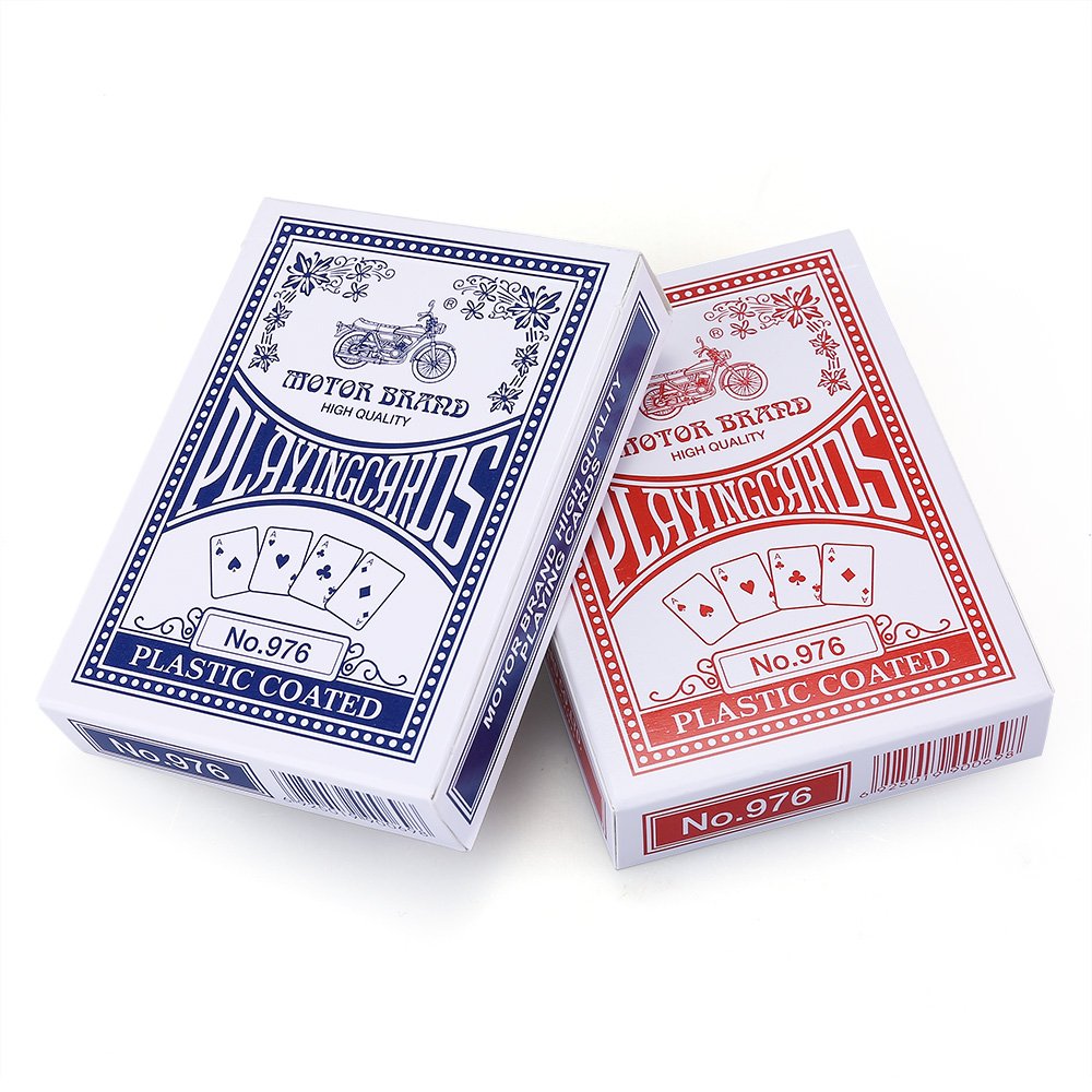 LotFancy Playing Cards – 2 Pack, Casino-Grade Poker Cards, Blue & Red, Poker Size Standard Index