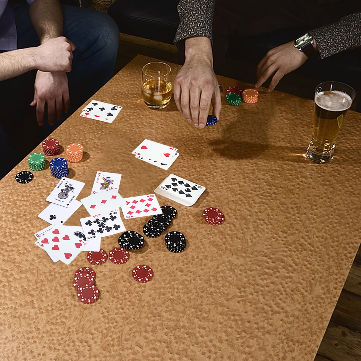 LotFancy Waterproof Plastic Playing Cards – 2 Decks, Poker Size, with Plastic Cases
