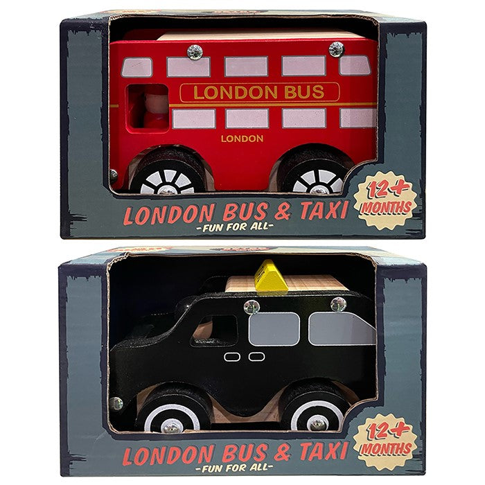 Retro Taxi & Bus set