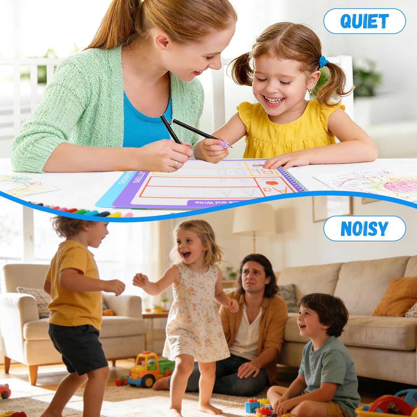 Lumikidz Preschool Learning Activities – Toddler Handwriting Practice & Tracing Books for Ages 3-5 | Montessori Busy Book