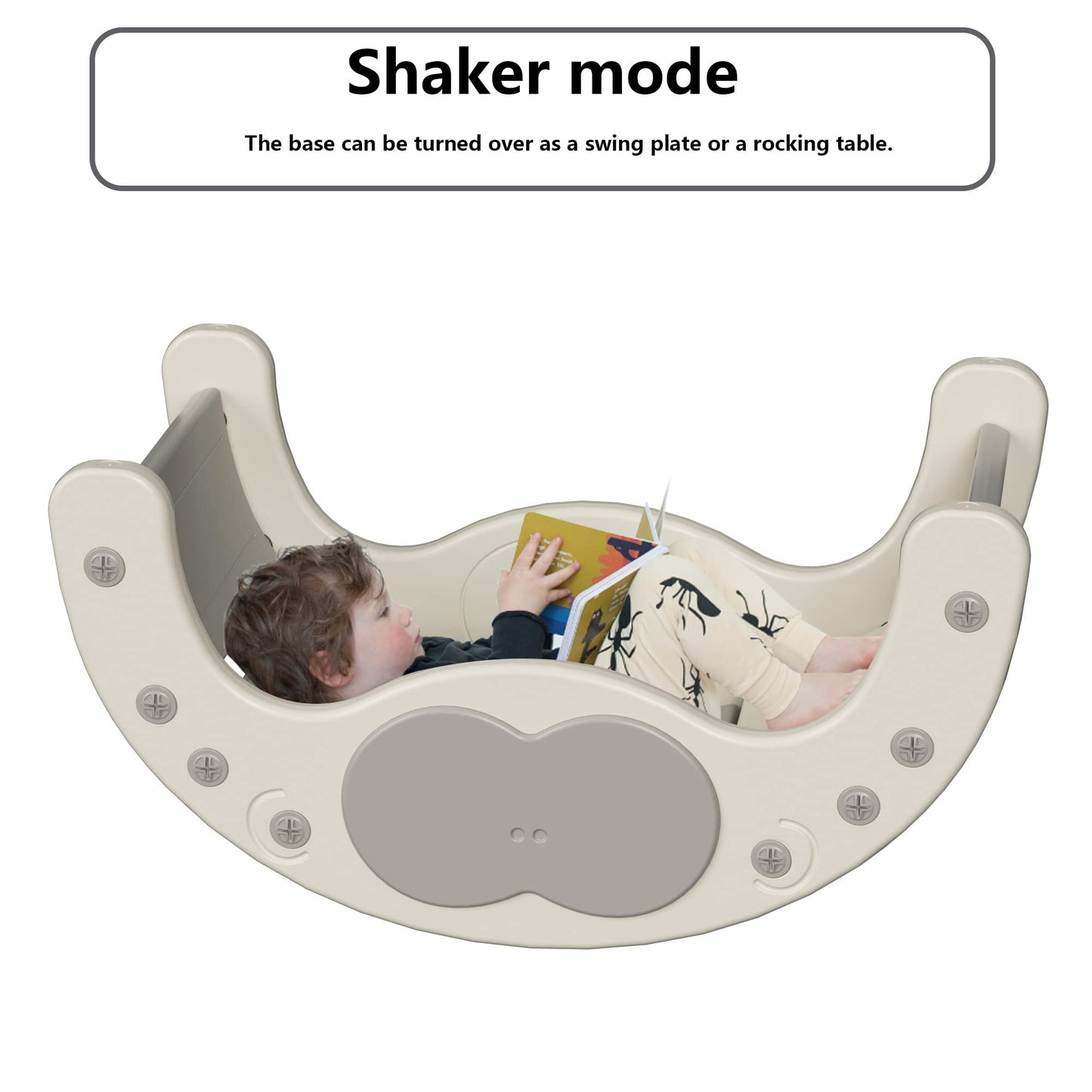 LUUYOUU 4-in-1 Indoor Climbing Slideway Swing Playground for Kids | Safe & Solid Montessori Toy