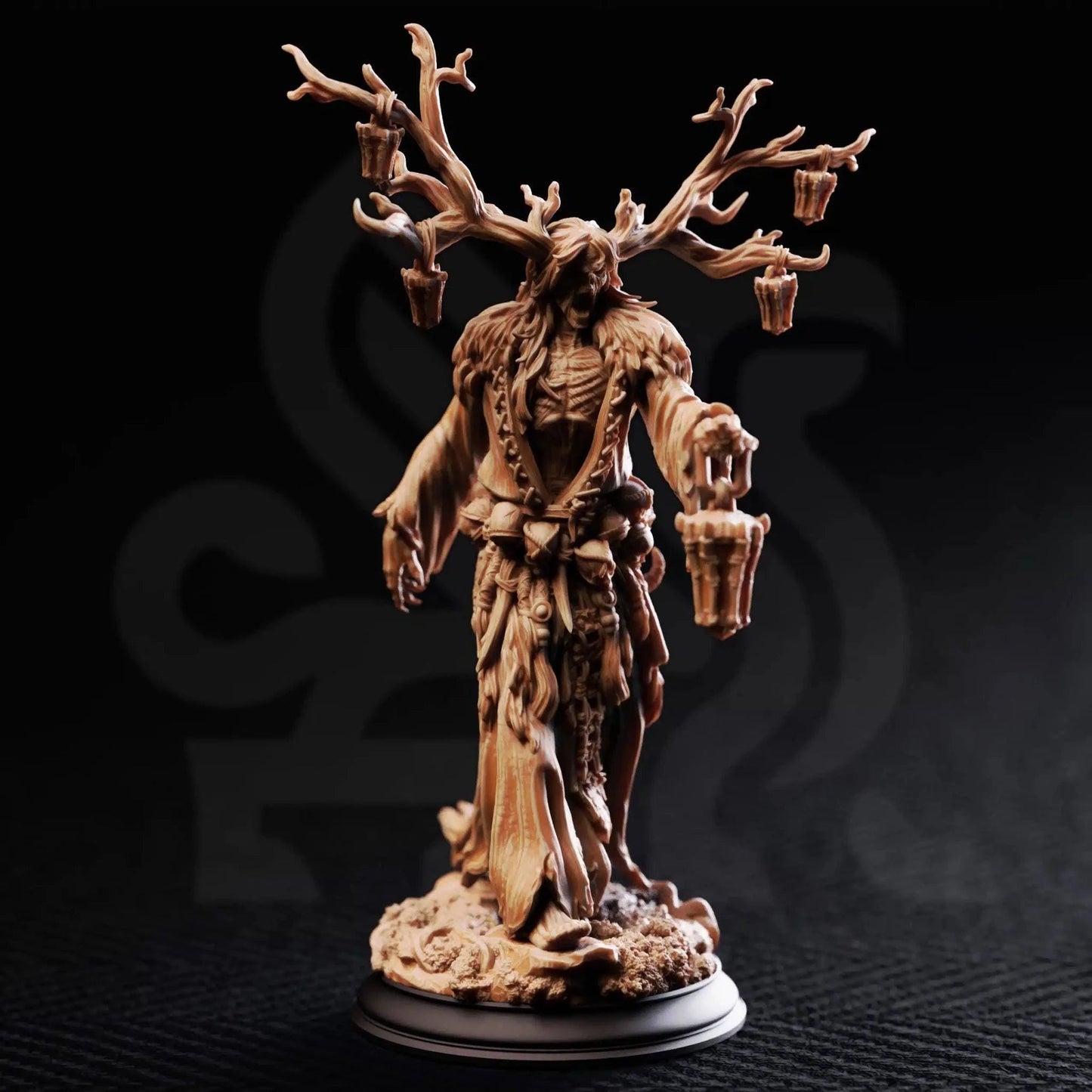 Lykteholder Elderwood Draugr - 3D Printed Monster Miniature