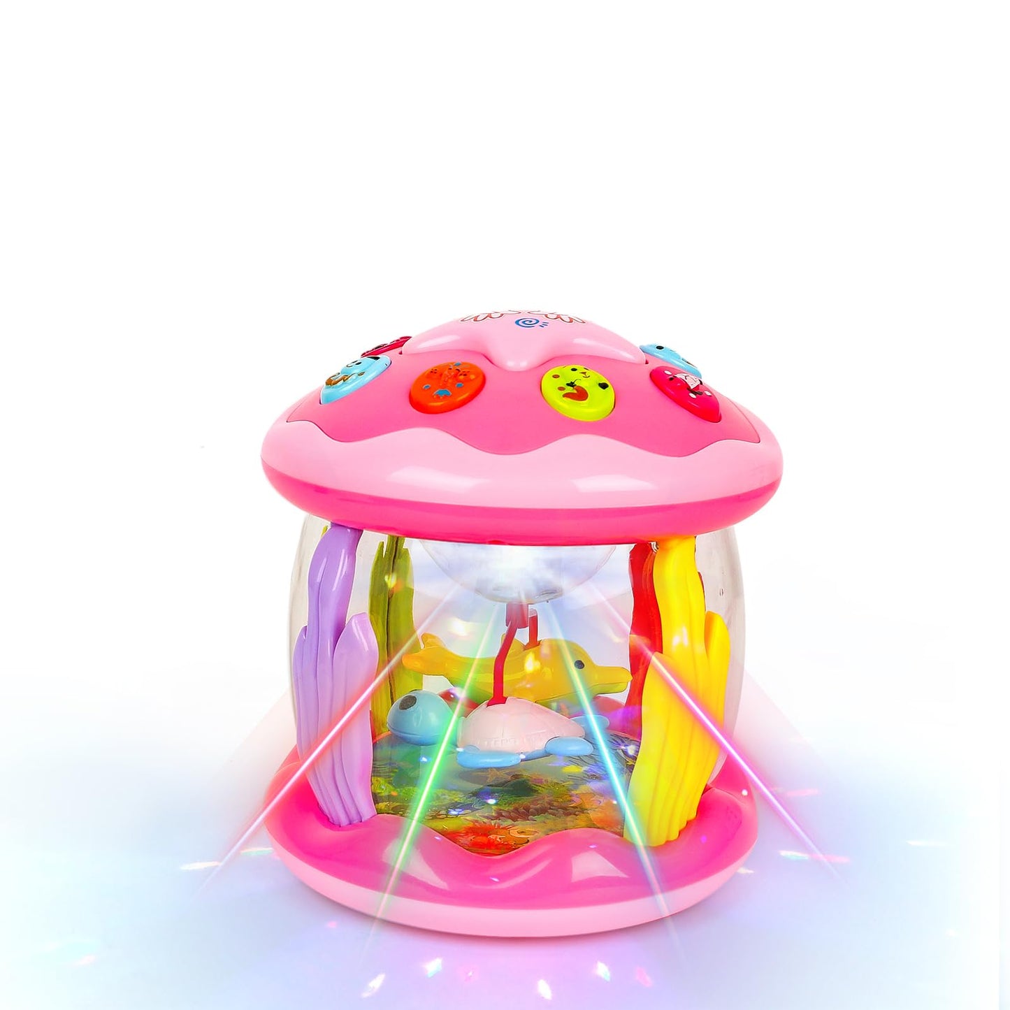 M SANMERSEN Ocean Rotating Projector Toy for Babies 6-12 Months