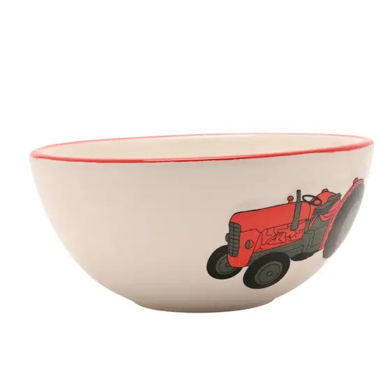 Country Living Tractor Cereal Bow