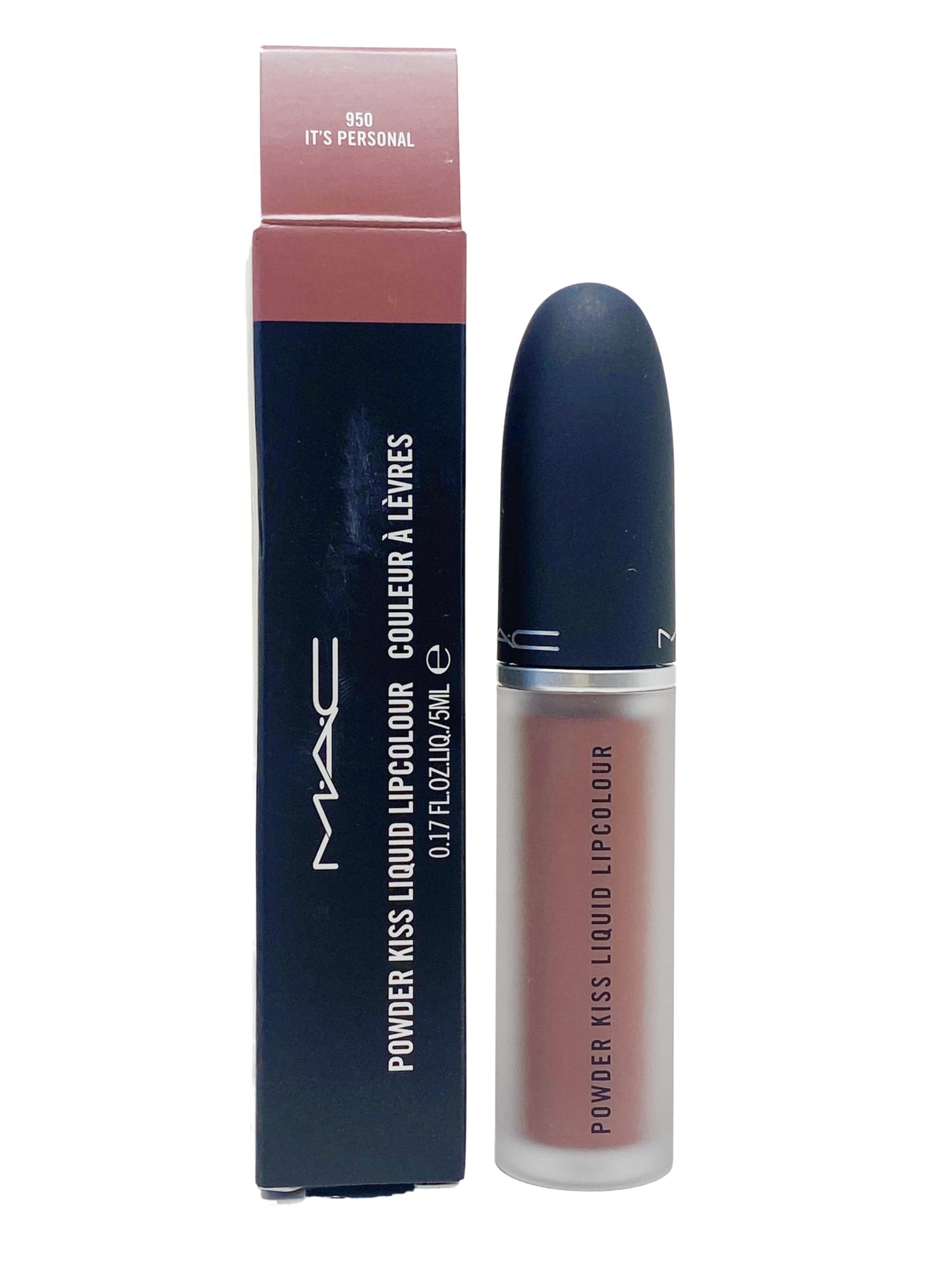 MAC Powder Kiss Liquid Lipcolour 950 It's Personal – Warm Beige Nude (0.17 oz / 5 ml)