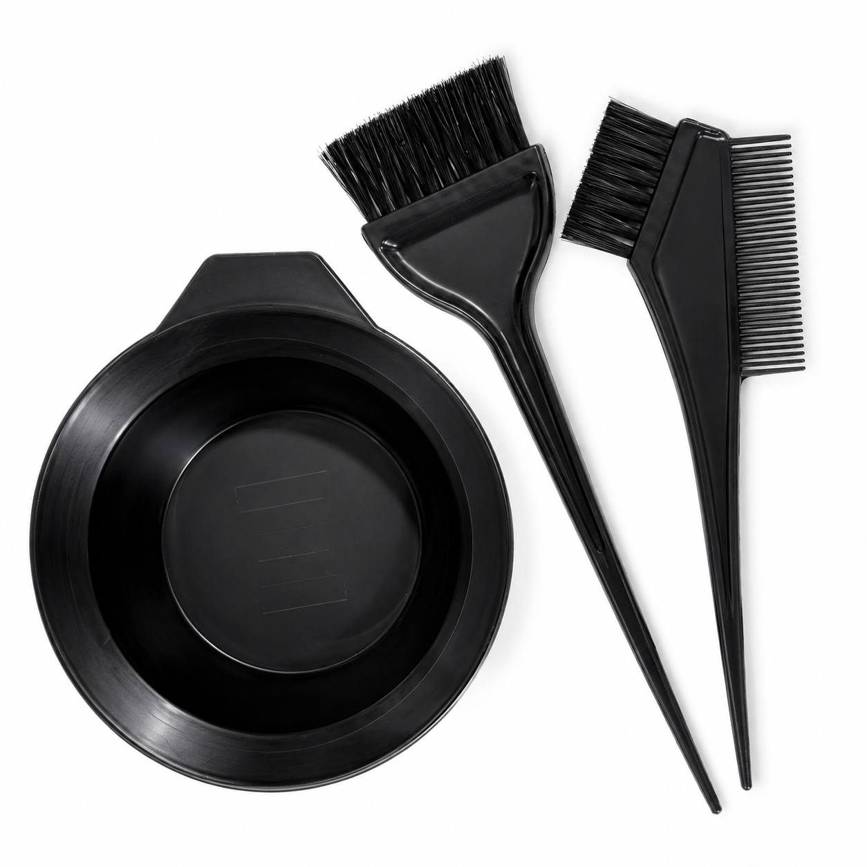 Magic Collection Mixing Bowl + 2 Colouring Brush Set Precise Colour Application 3 Pieces