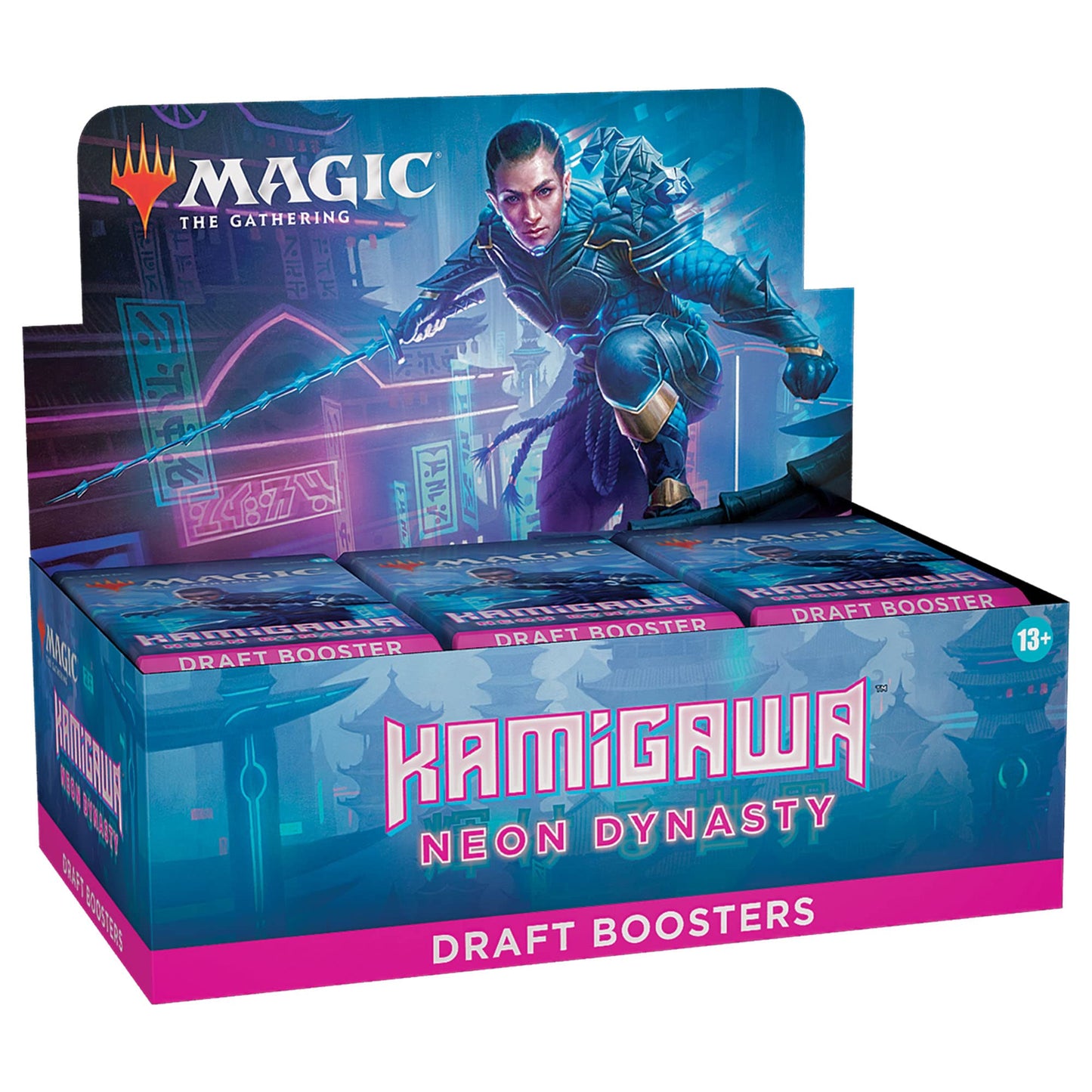 Magic: The Gathering Kamigawa: Neon Dynasty Draft Booster Box — 36 Packs, 540 Cards