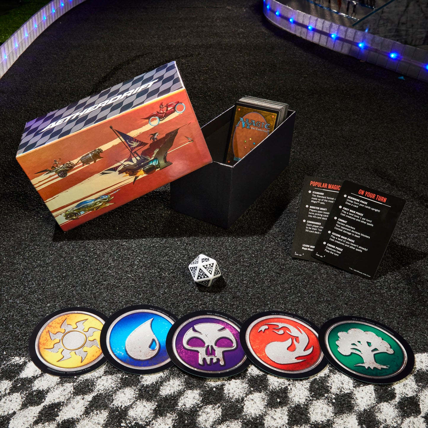 Magic: The Gathering Aetherdrift Finish Line Bundle – Collector & Play Boosters