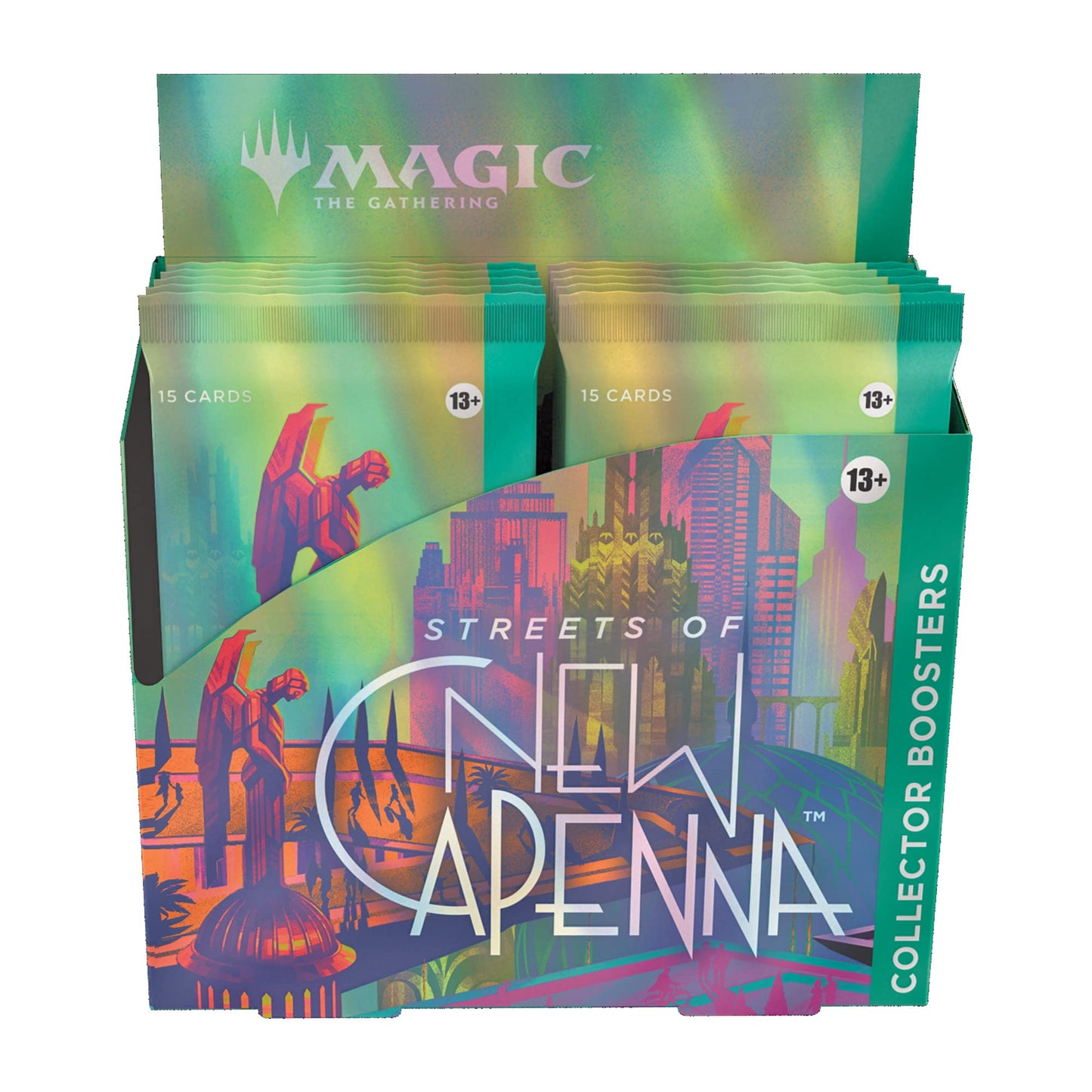 Magic: The Gathering Streets of New Capenna Collector Booster Box | 12 Packs + 1 Box Topper