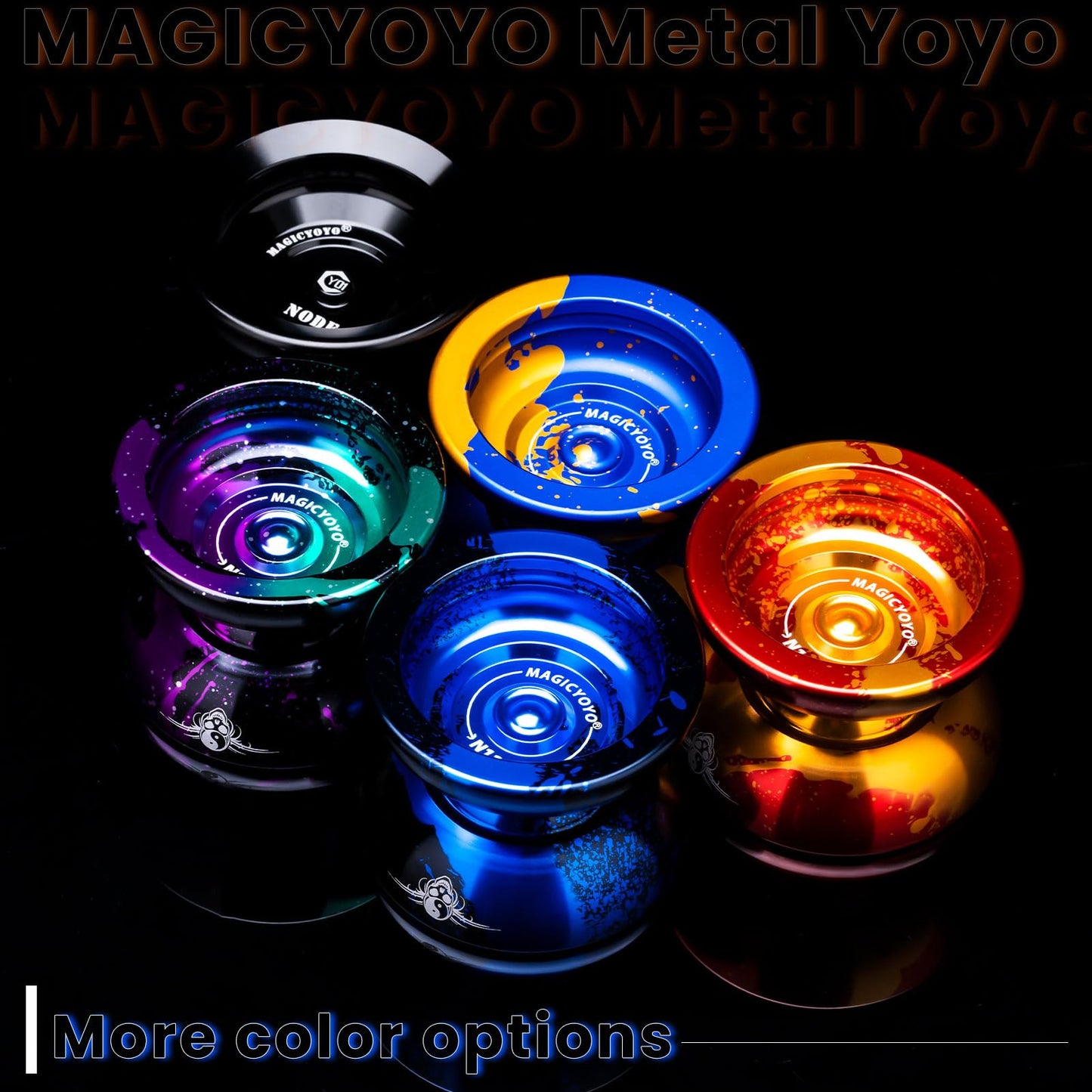 MAGICYOYO N11 Plus Unresponsive Aluminum Yo-Yo | Dual-Mode, 12 Strings & Bag
