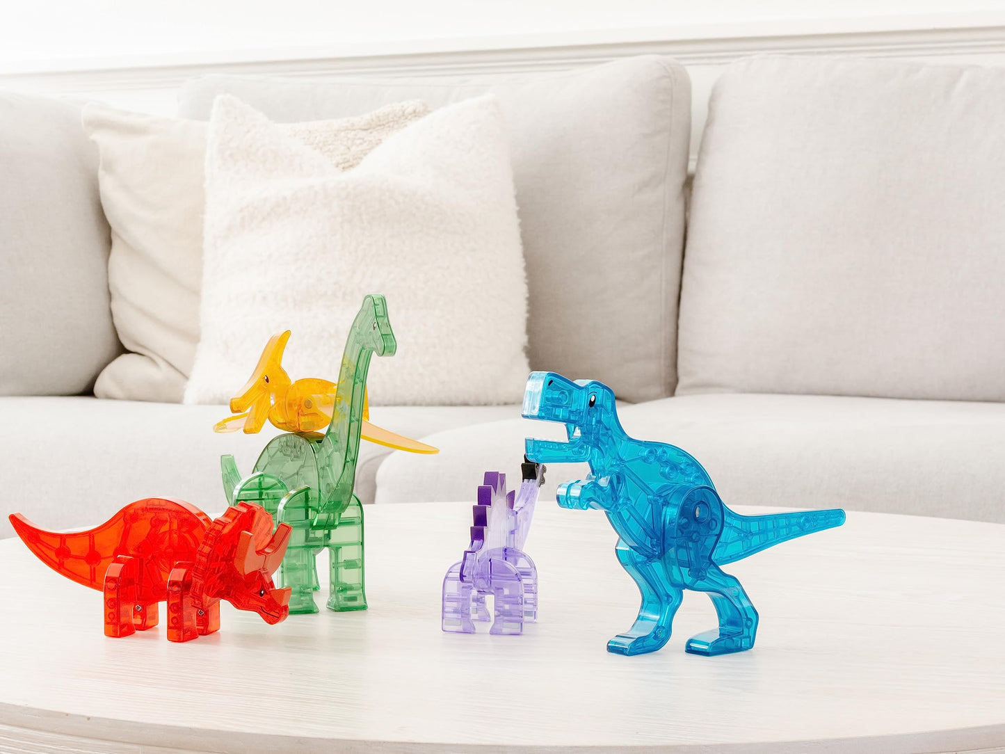 MAGNA-TILES Dinos 5-Piece Magnetic Figures – The Original Magnetic Building Brand