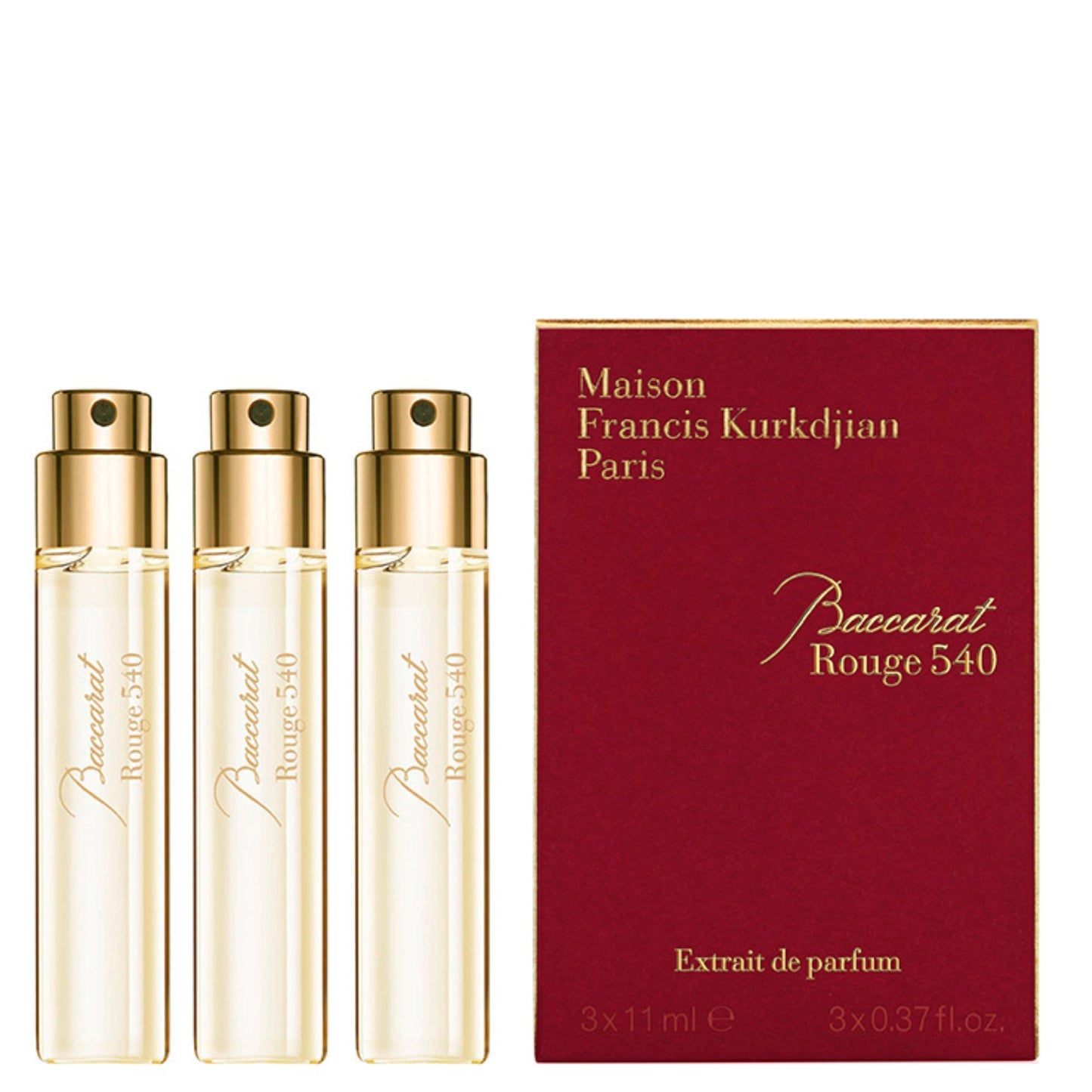 Maison Francis Kurkdjian Baccarat Rouge 540 Extrait de Parfum Travel Set 3 x 11ml