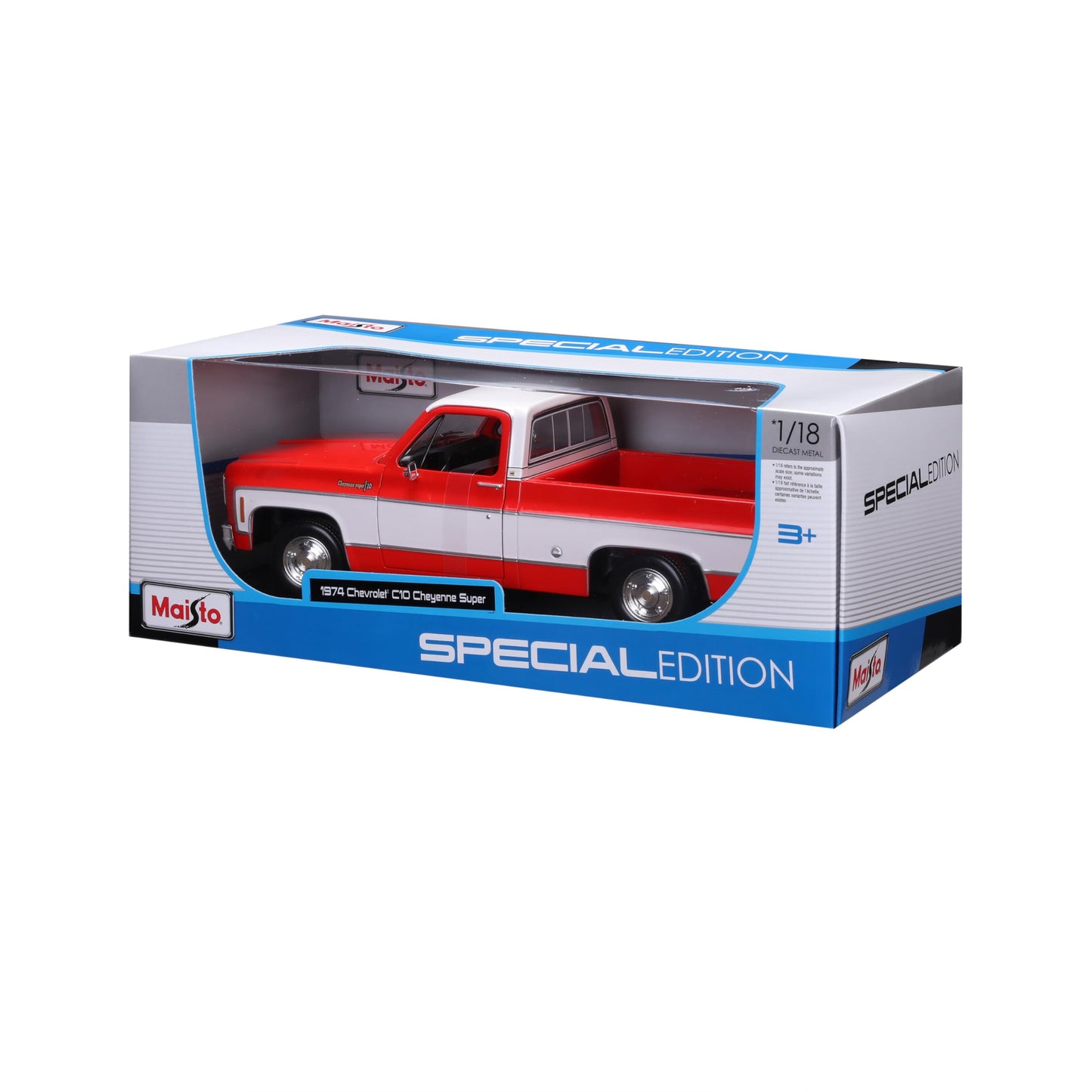 Maisto 1:18 Special Edition 1974 Chevrolet C10 Cheyenne Super – Die-Cast Model