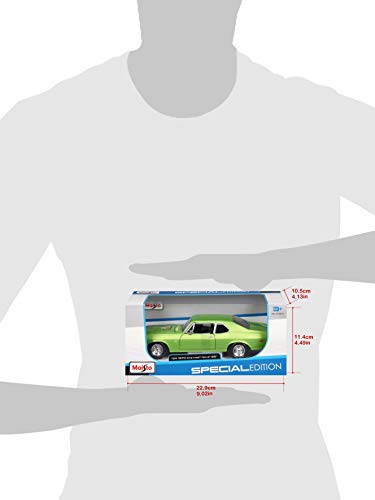 Maisto 1:24 Scale 1970 Chevrolet Nova SS Diecast – Green (Colors May Vary)