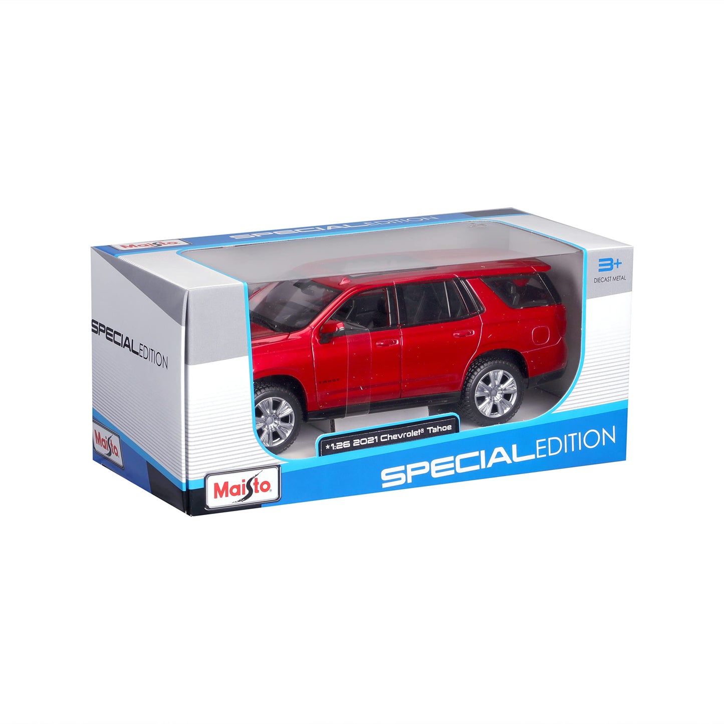 Maisto M31533 Chevy Tahoe 1/24 Red Mini Vehicle - 3+ Imagination Toy