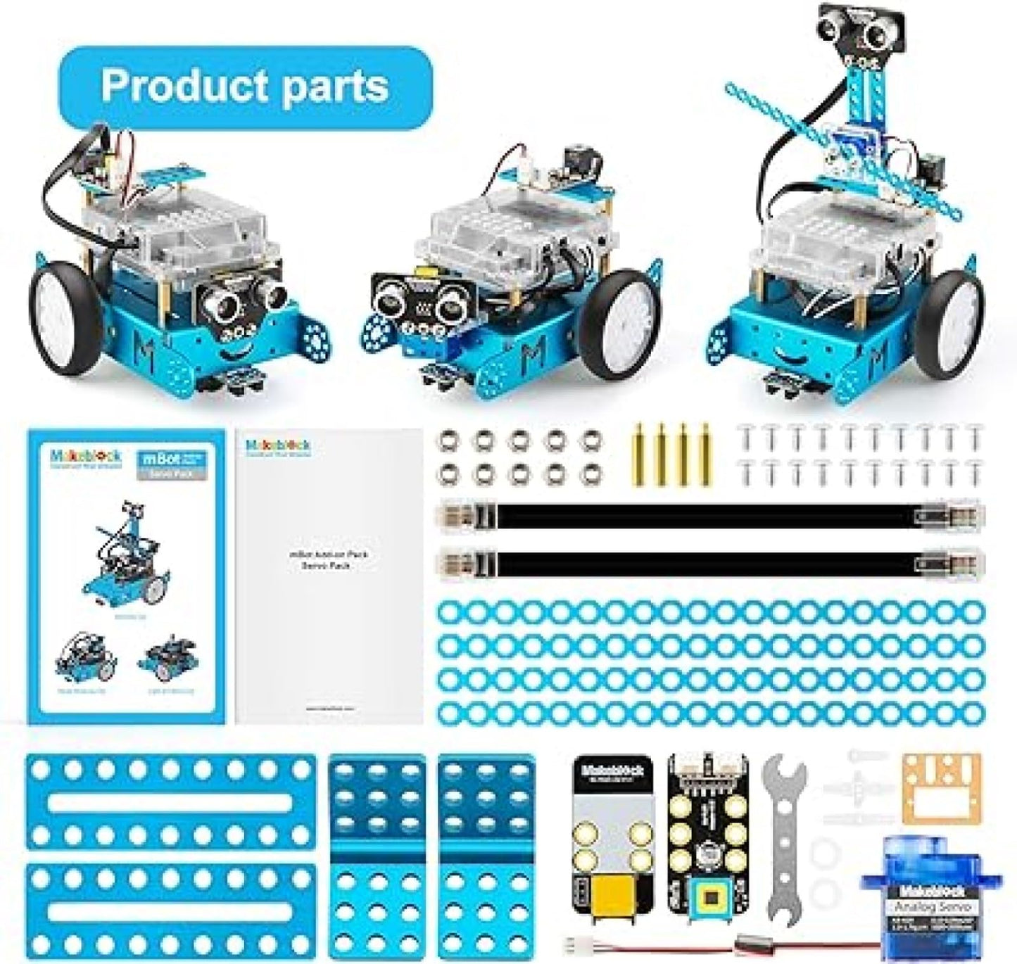 Makeblock Light & Sound Robot Add-on Pack for mBot – 3-in-1 Shapes