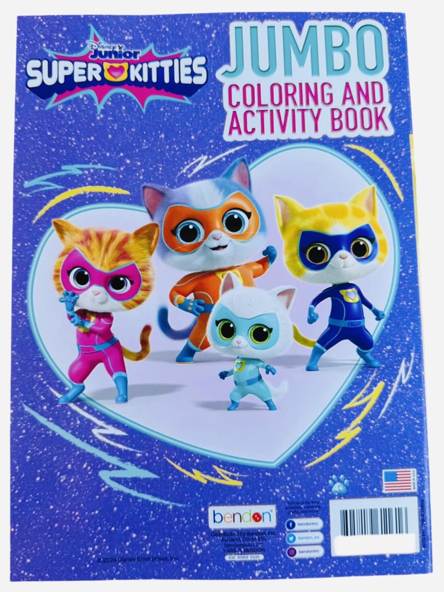 Super Kitties Coloring & Activity Book with Stand-Up Character – 80 Pages | Making the Grade
