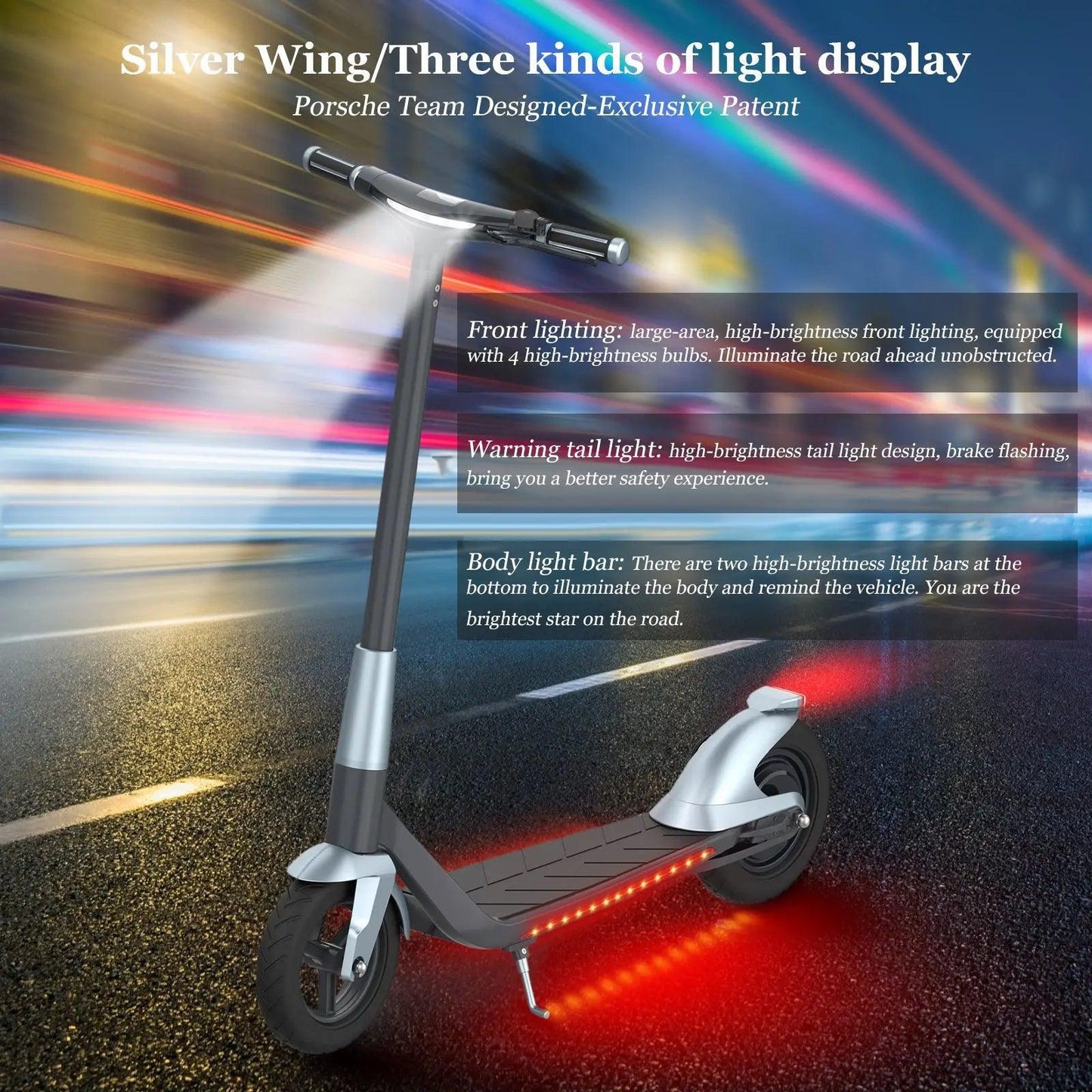 Mankeel MK006 Sliver wings Porsche design electric scooter