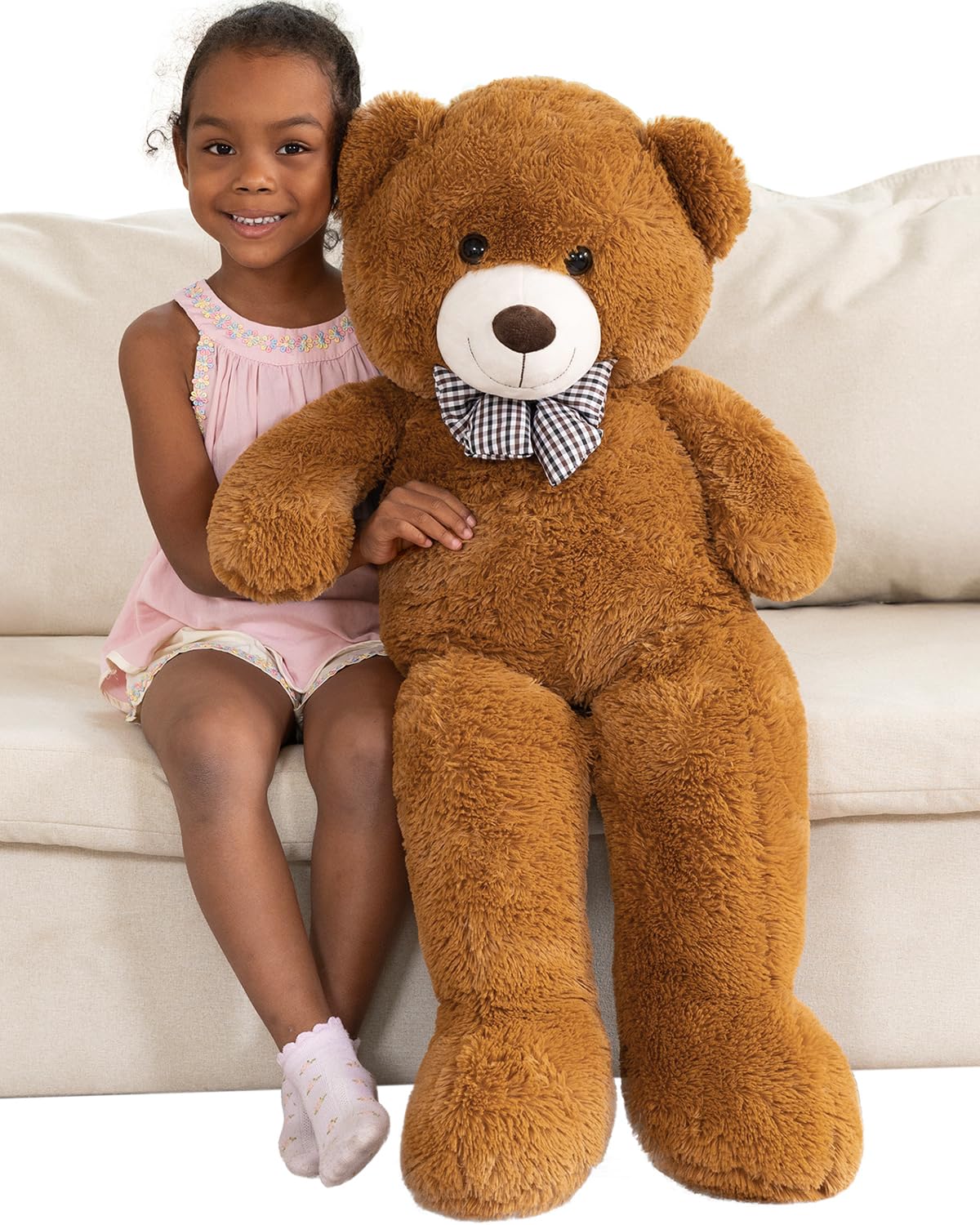 MaoGoLan Giant Teddy Bear Plush Toy – 39-Inch Ultra-Soft Large Stuffed Animal
