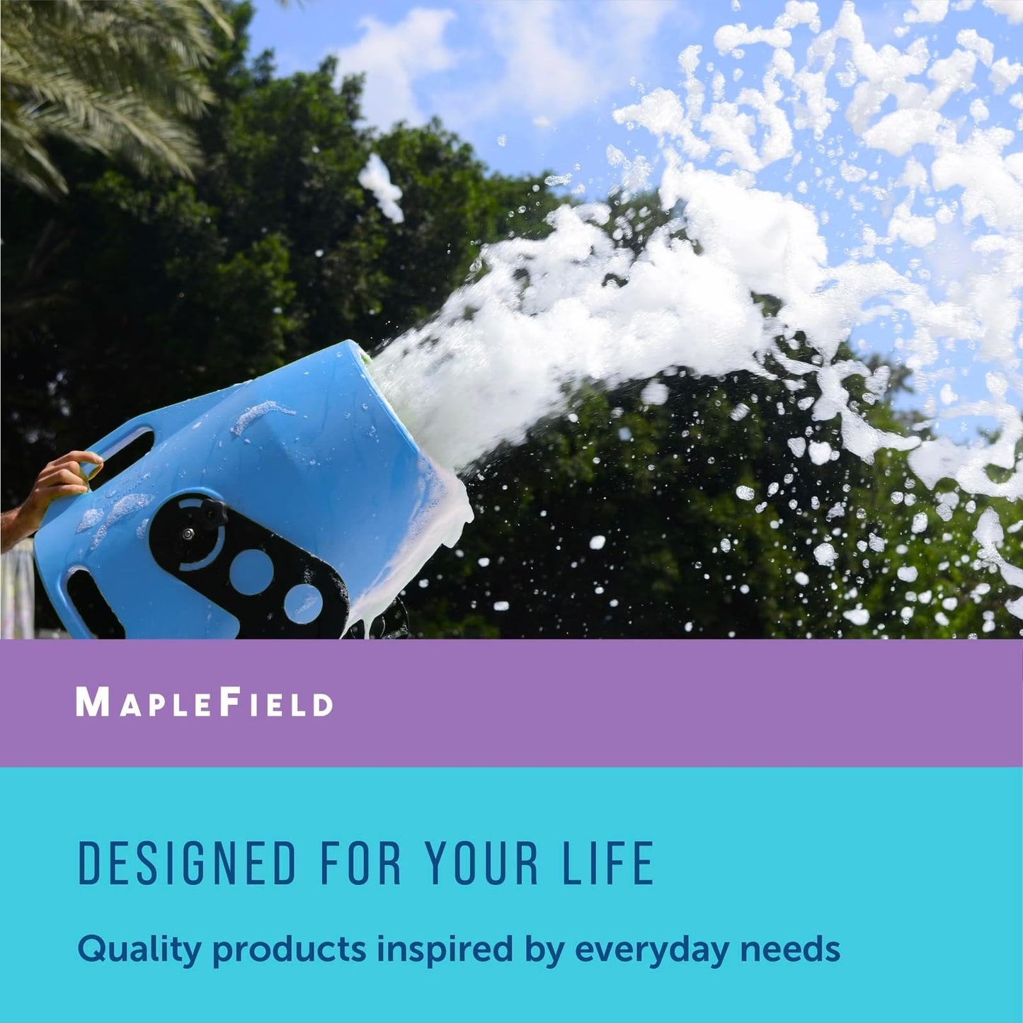 Maplefield Foam Machine Solution — 16 Gallon Foam Fluid for Backyard Parties