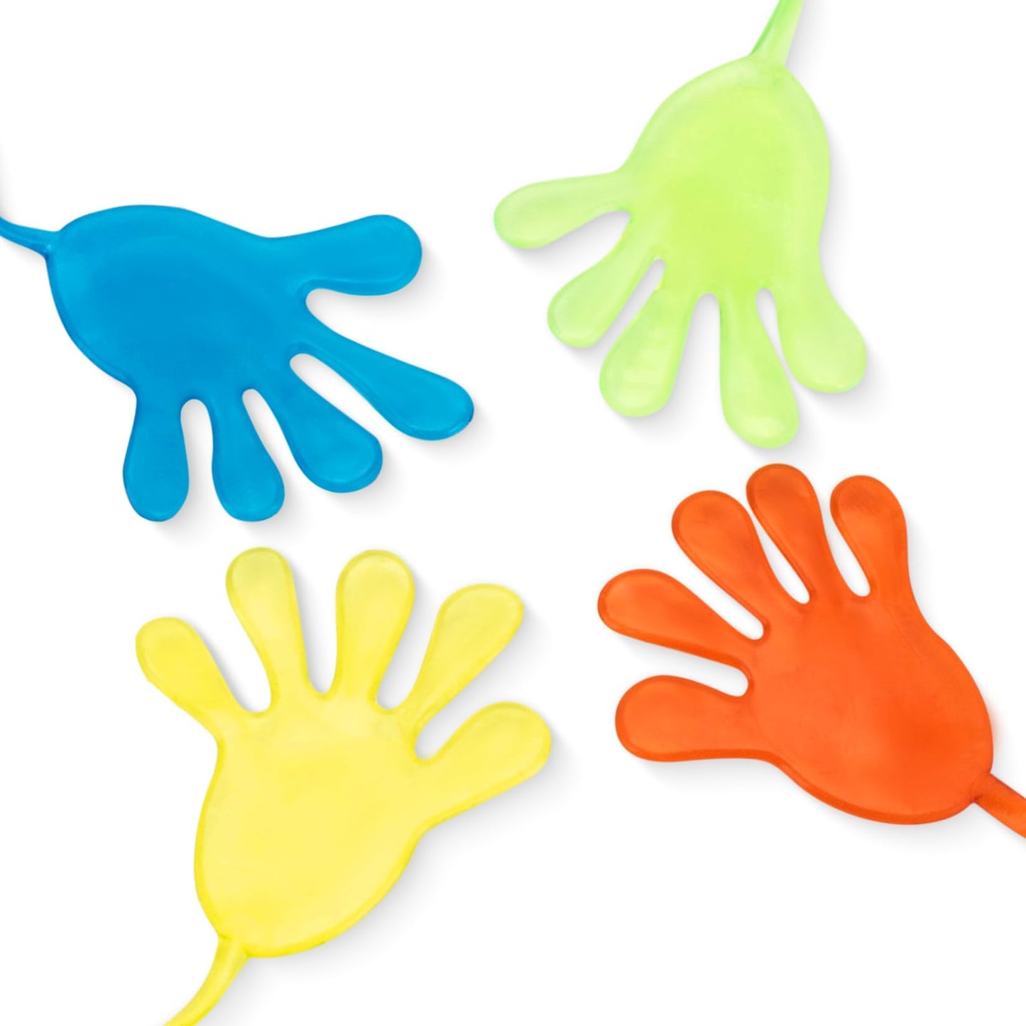 MAQIHAN 32pcs Sticky Hands – Colorful Hand Squishy Toys for Party Favors & Halloween