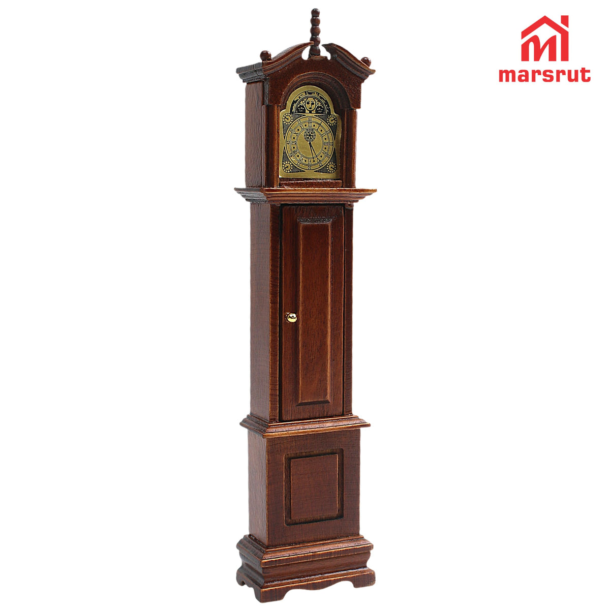 Marsrut 1:12 Scale Grandfather Clock – Victorian Dollhouse Miniature Furniture & Decor