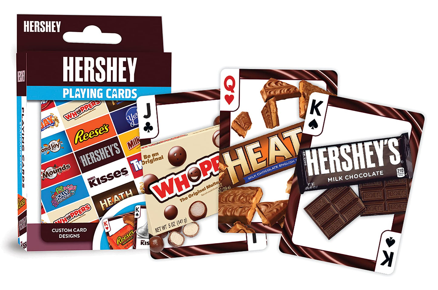 MasterPieces Hershey Licensed Playing Cards – 54 Card Deck for Adults