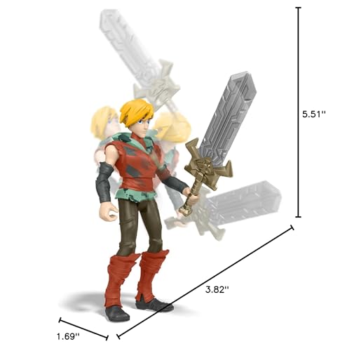 Masters of the Universe He-Man and Prince Adam Action Figure – Power Attack Move