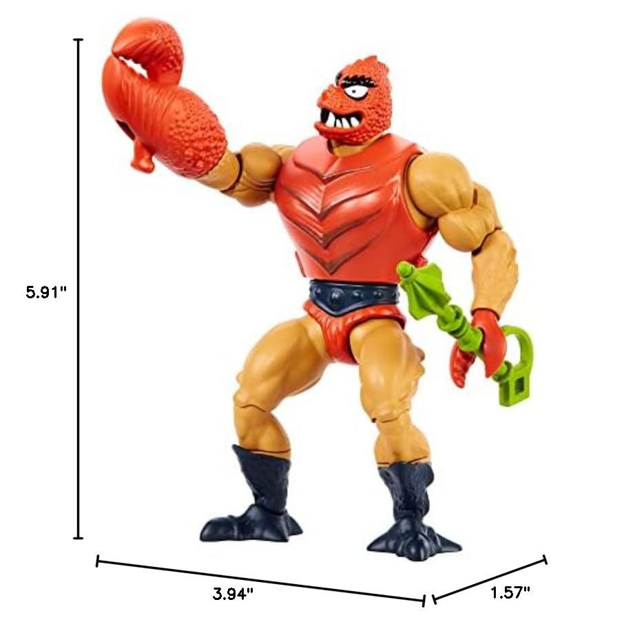 Masters of the Universe Origins Clawful Action Figure – 5.5-Inch Collectible with Accessory and Mini Comic