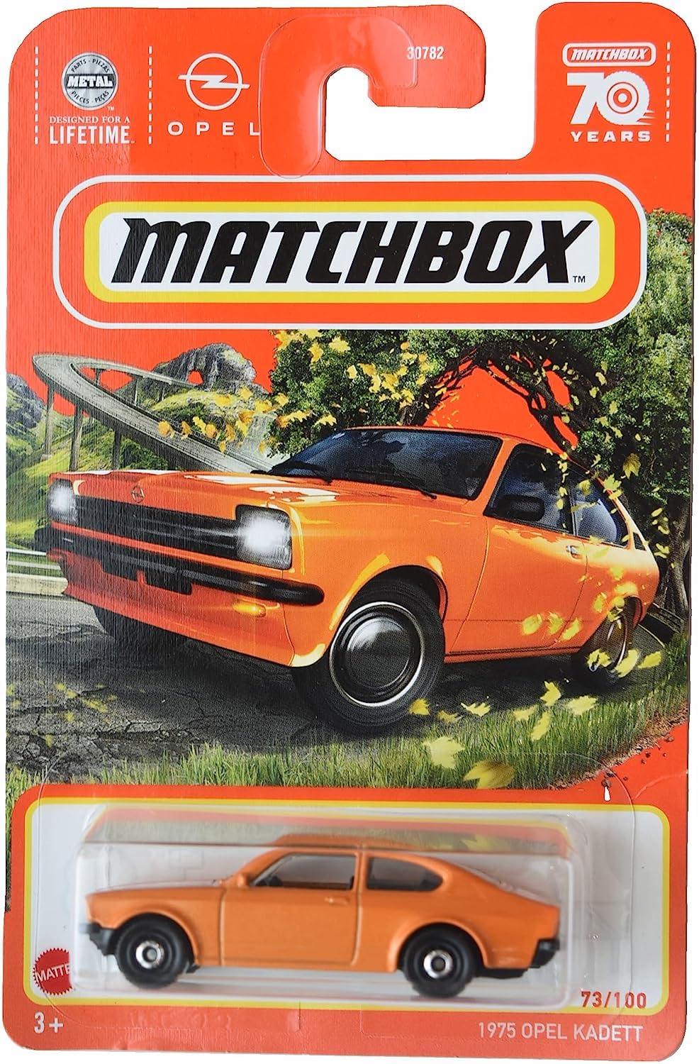 Matchbox 1975 Opel Kadett Orange 73/100 — Limited Edition Die-Cast