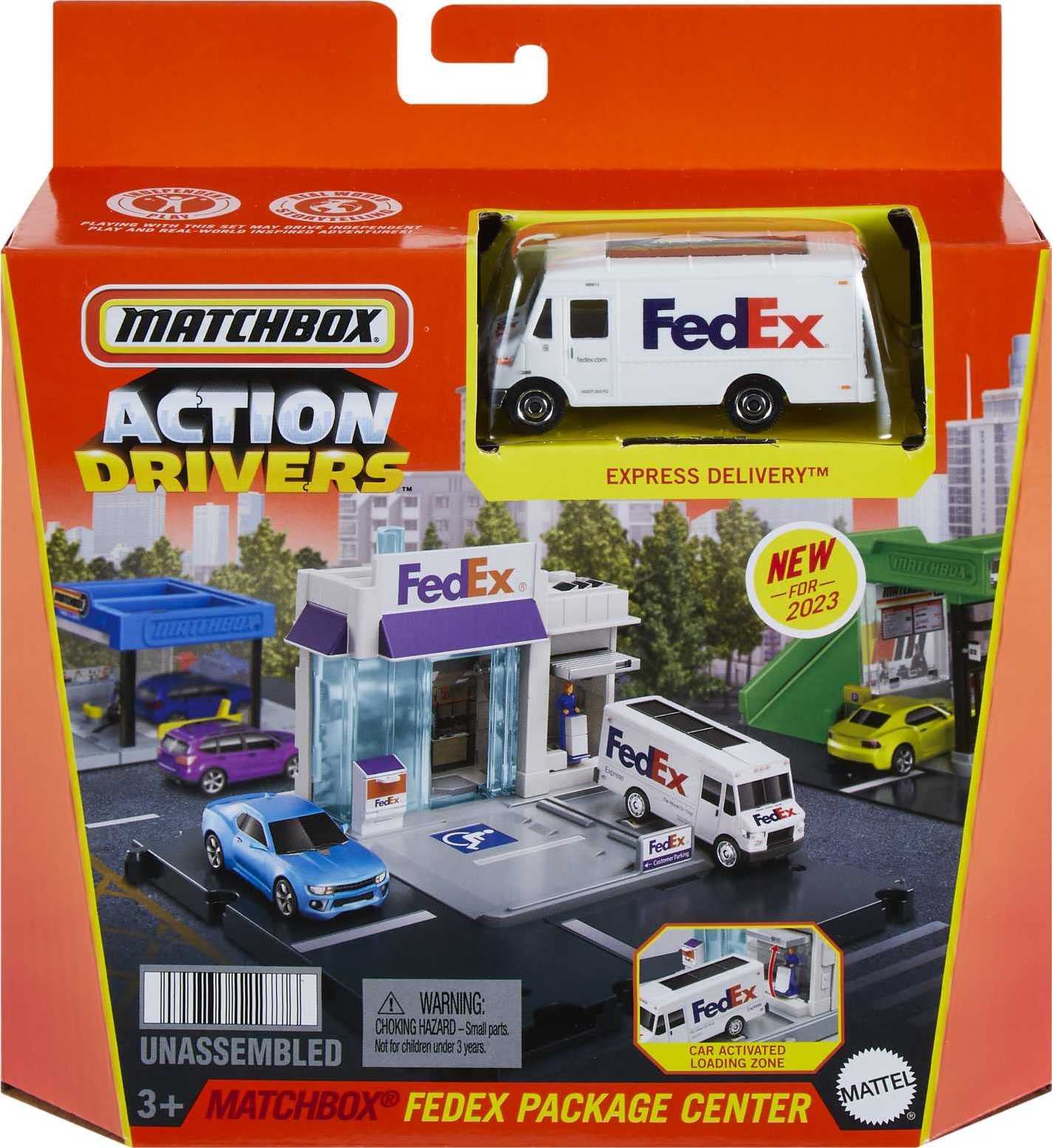 Matchbox Action Drivers FedEx Package Center - MBX FedEx Play Set