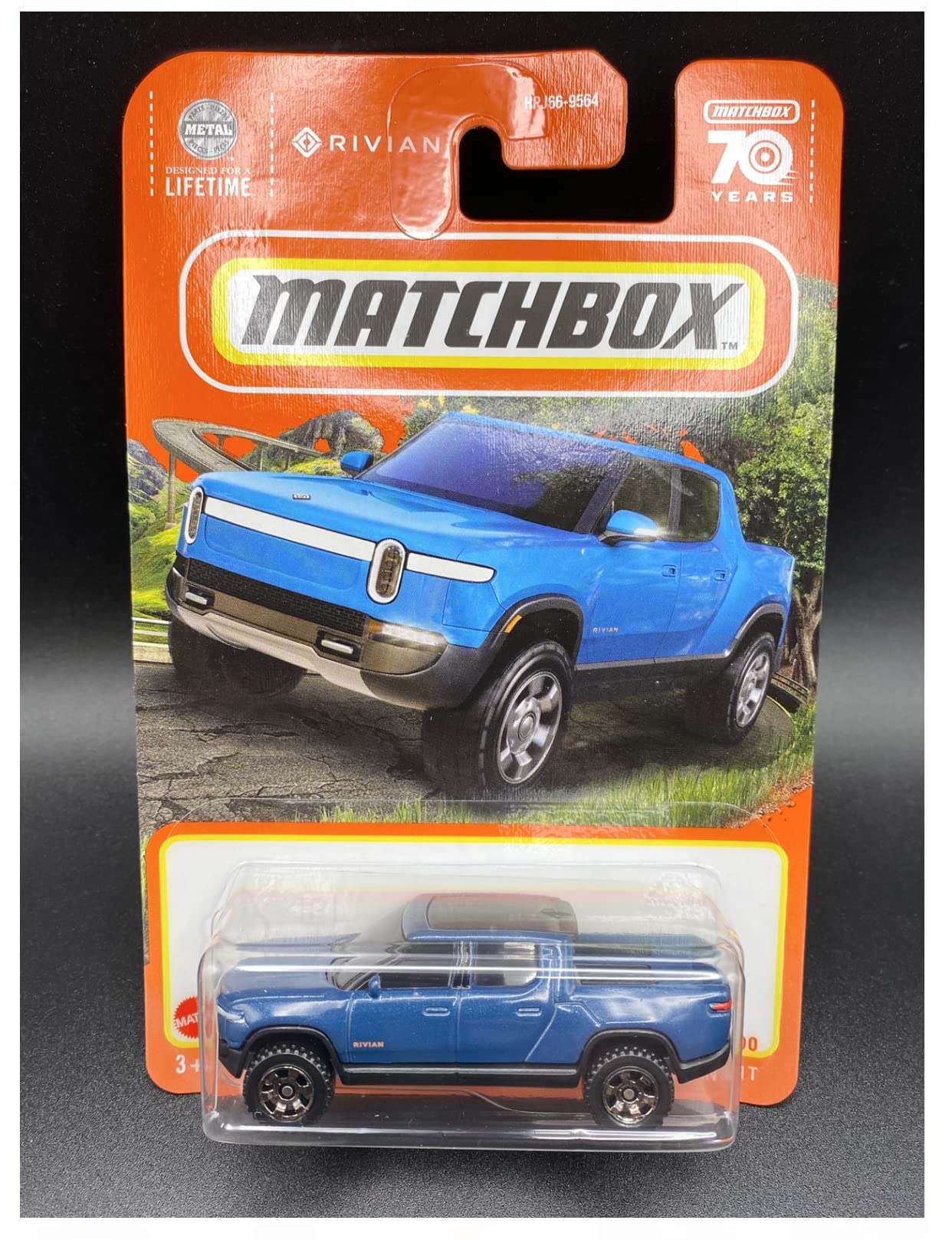 Matchbox Rivian R1T 2022 Collector Die-Cast Truck – Blue (38/100)
