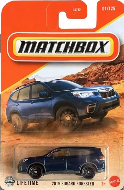 Matchbox Subaru Forester 2019 Diecast Car - 1:64 Scale, Blue, 01/125 Limited Edition