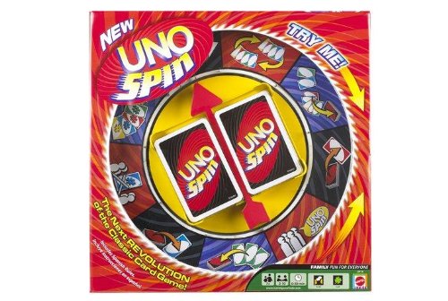 Mattel Games UNO Spin: Spin the Wheel for Quick, Exciting UNO Rounds