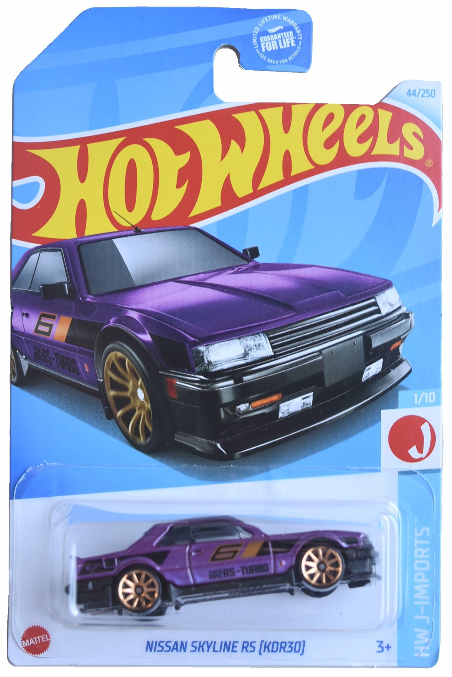 Mattel Hot Wheels Nissan Skyline RS HW J-Imports Purple 44/250 – Die-Cast Collectible